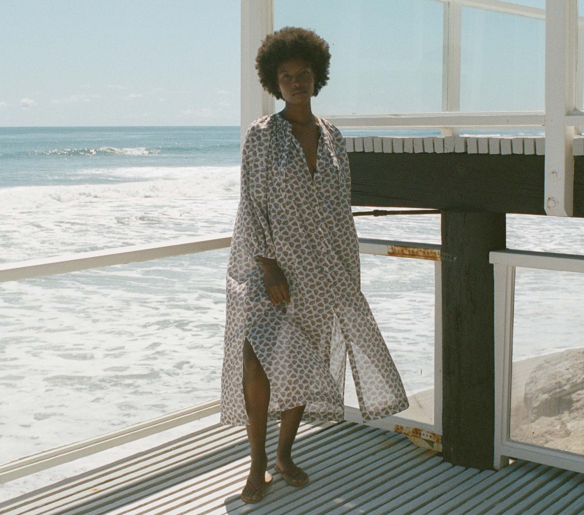 HMD -- JOHANNA DRESS -- SEA SALT BEDFORD PAISLEY view 2
