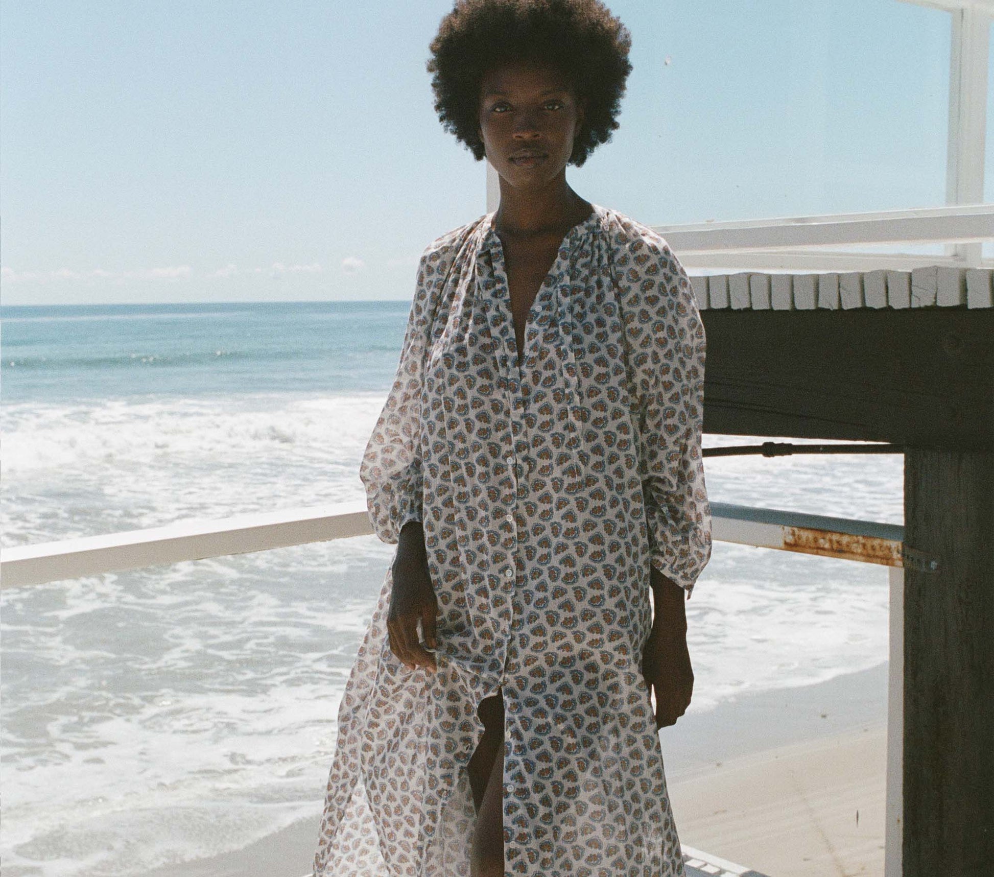 HMD -- JOHANNA DRESS -- SEA SALT BEDFORD PAISLEY view 1
