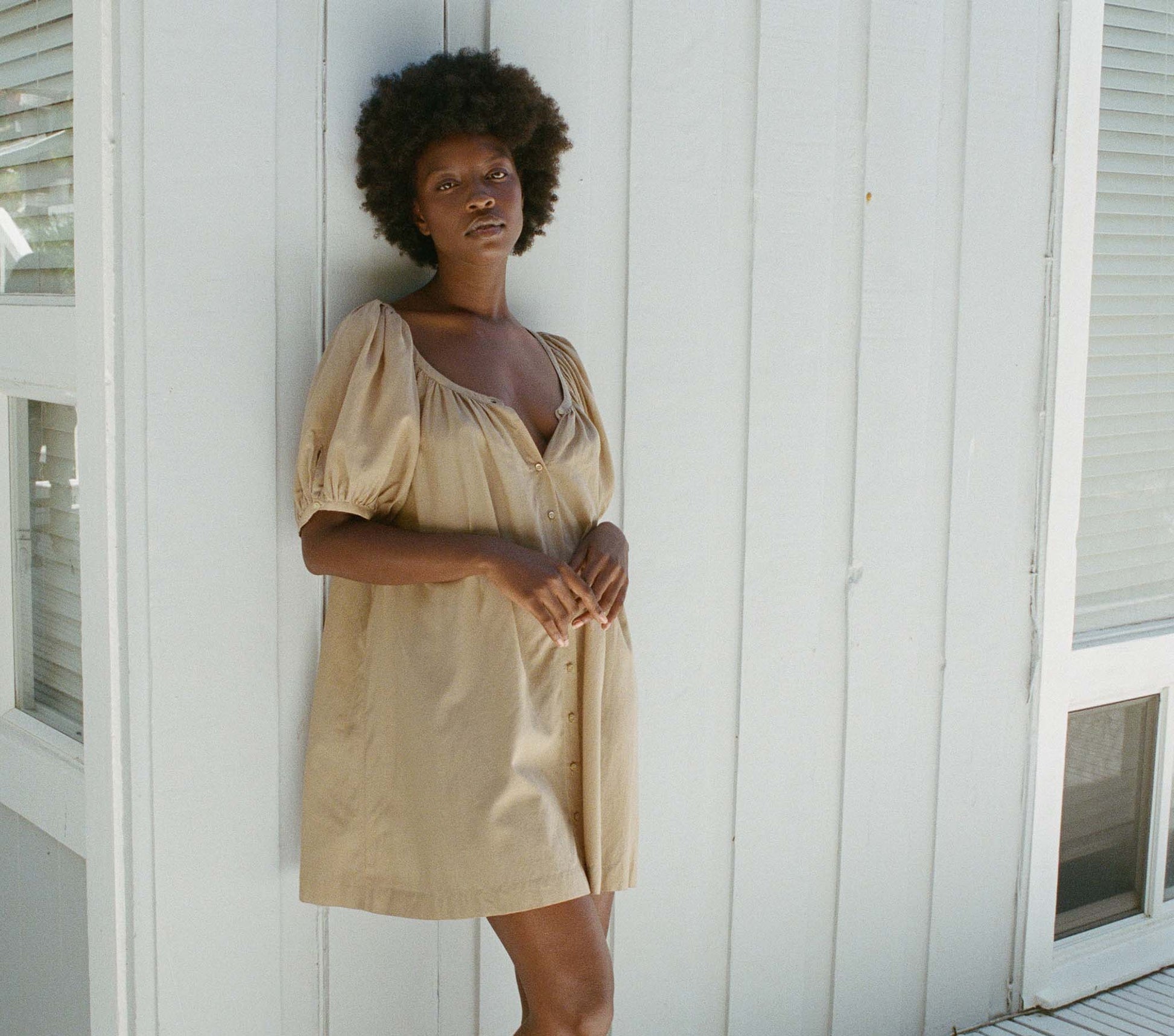 HMD -- JOSETTE DRESS -- DRIFTWOOD view 1

