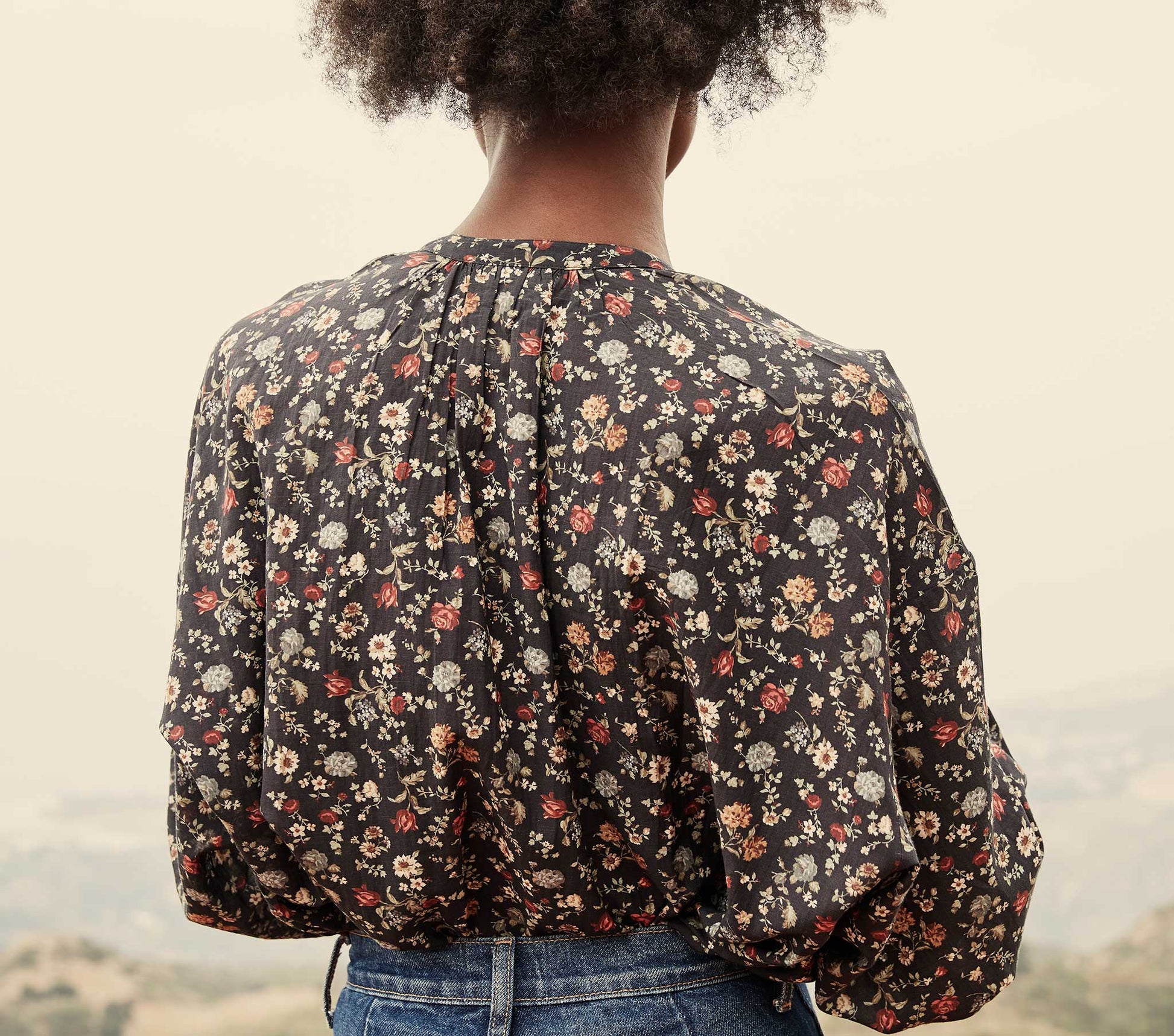 HMD -- THE JANE BLOUSE -- CAMPAGNE FLORAL view 6
