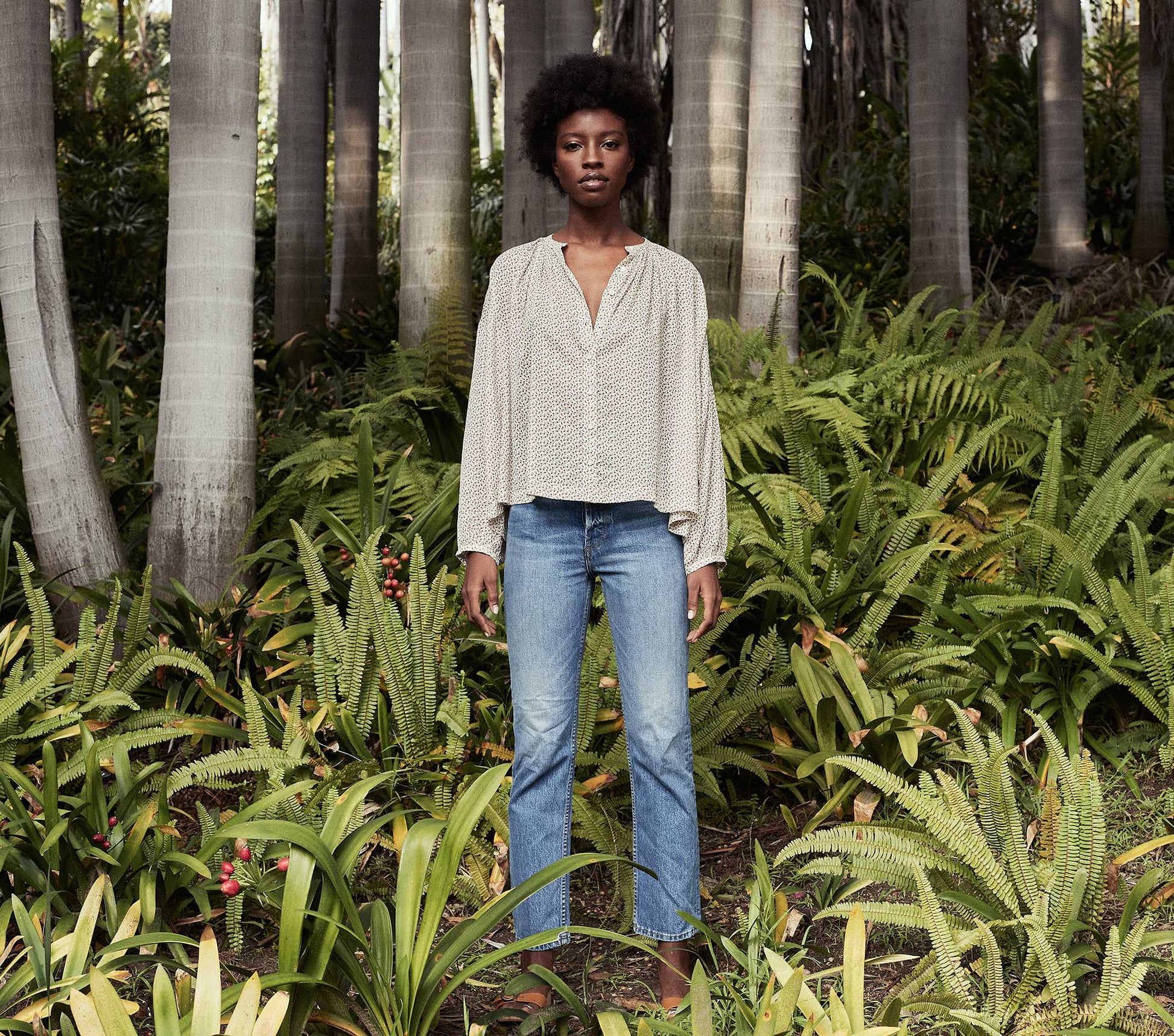HMD -- THE JANE BLOUSE -- BERRY BISOU FLORAL view 4
