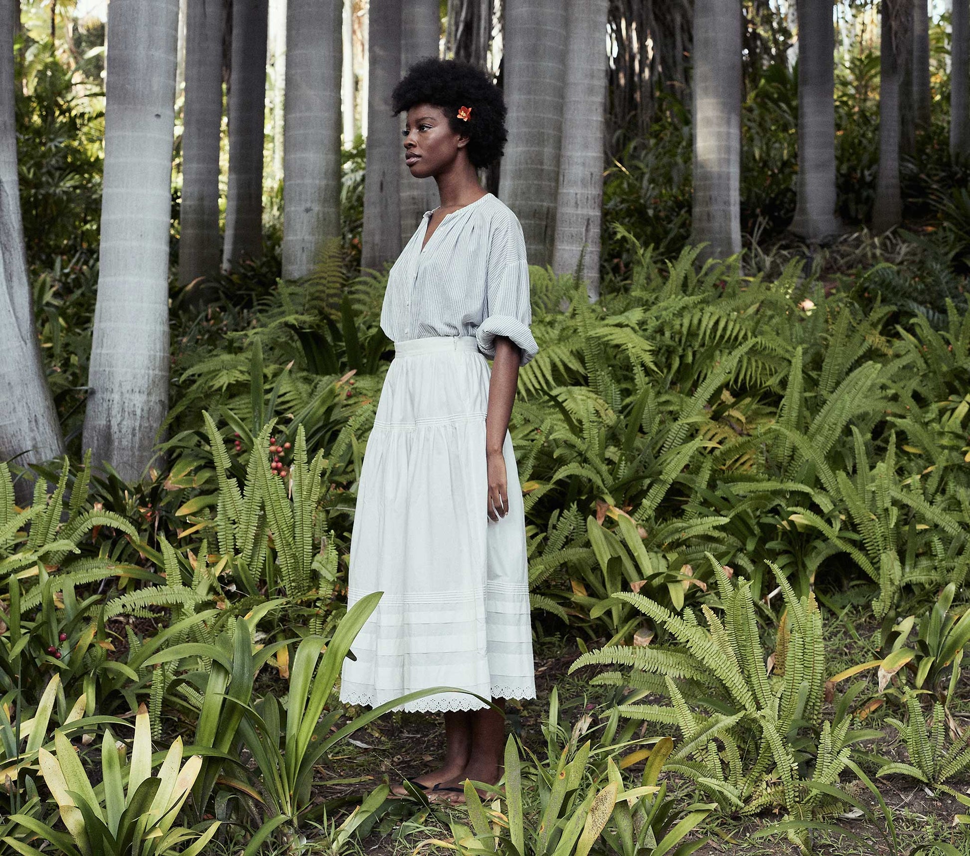 HMD -- THE JANE BLOUSE -- SAVOIE STRIPE view 5
