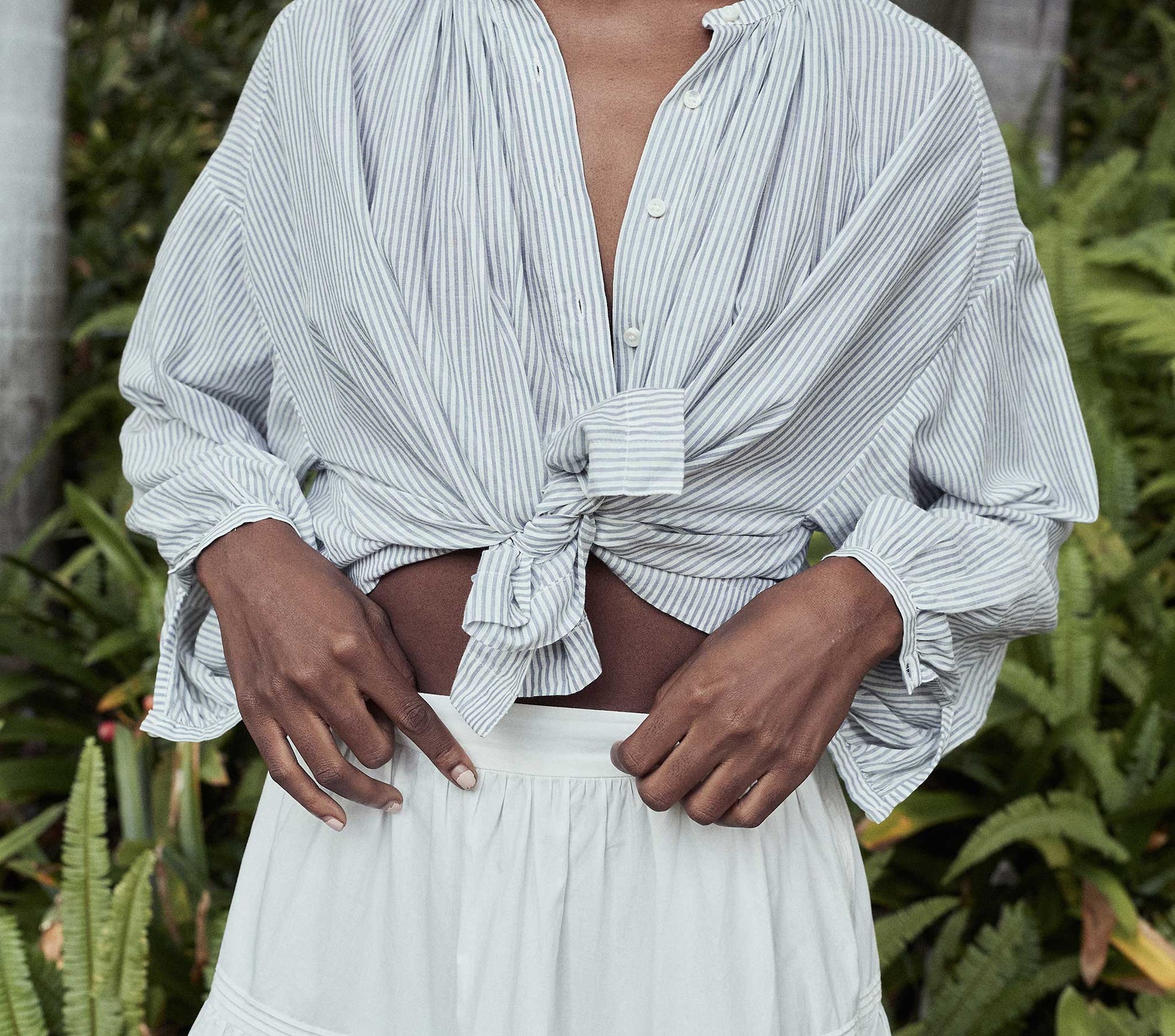 HMD -- THE JANE BLOUSE -- SAVOIE STRIPE view 2

