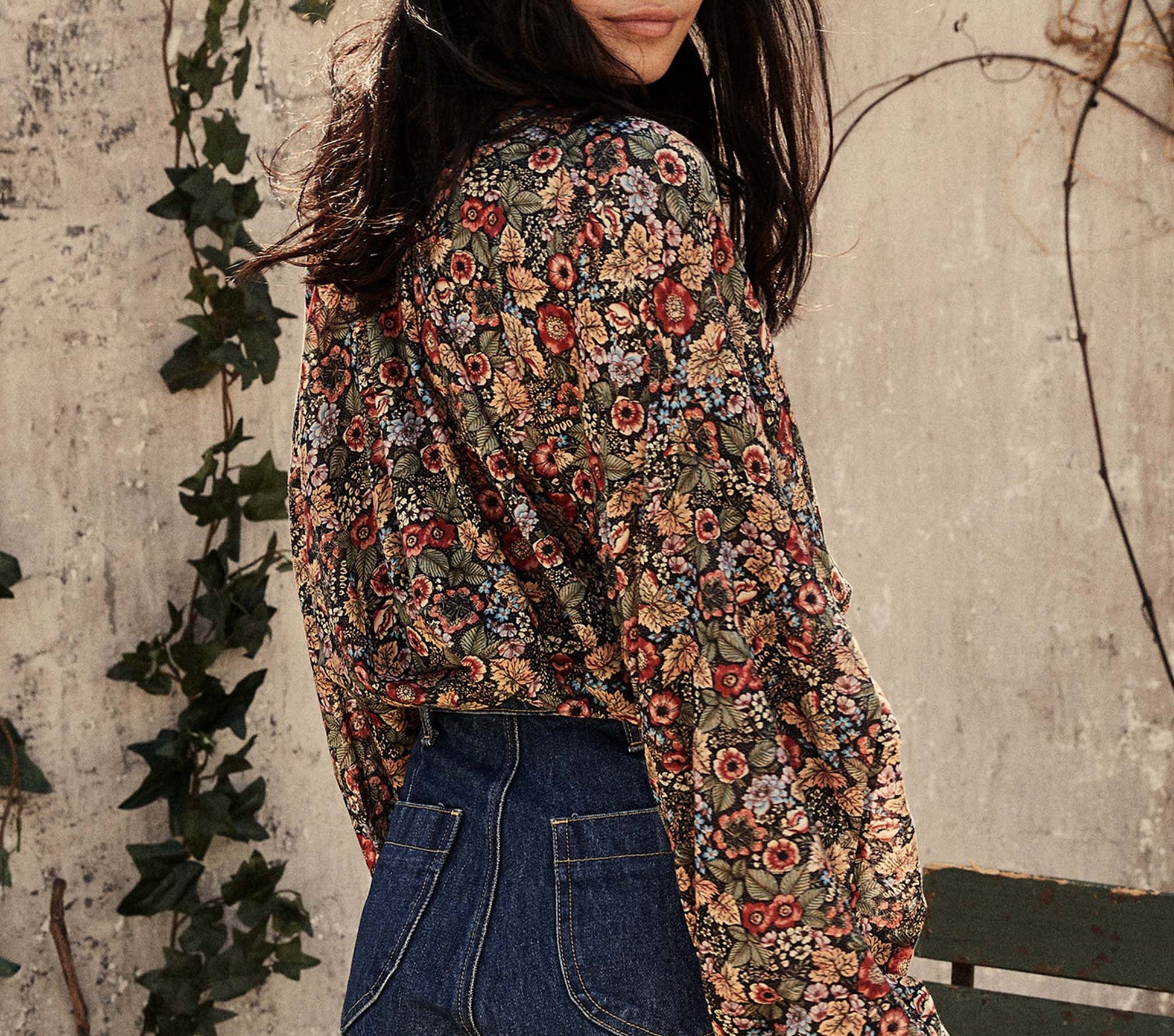 HMD -- THE JANE BLOUSE -- WILDBERRY THICKET view 2
