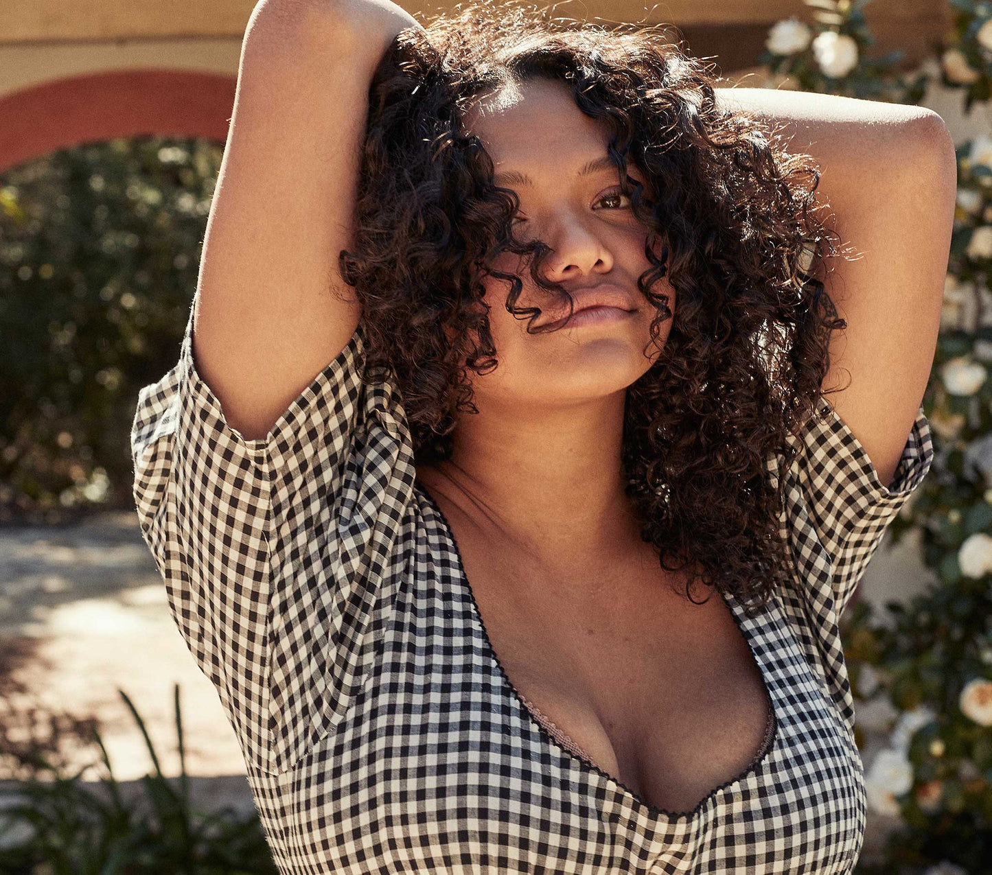 HMD -- KENNEDY DRESS -- INK GINGHAM