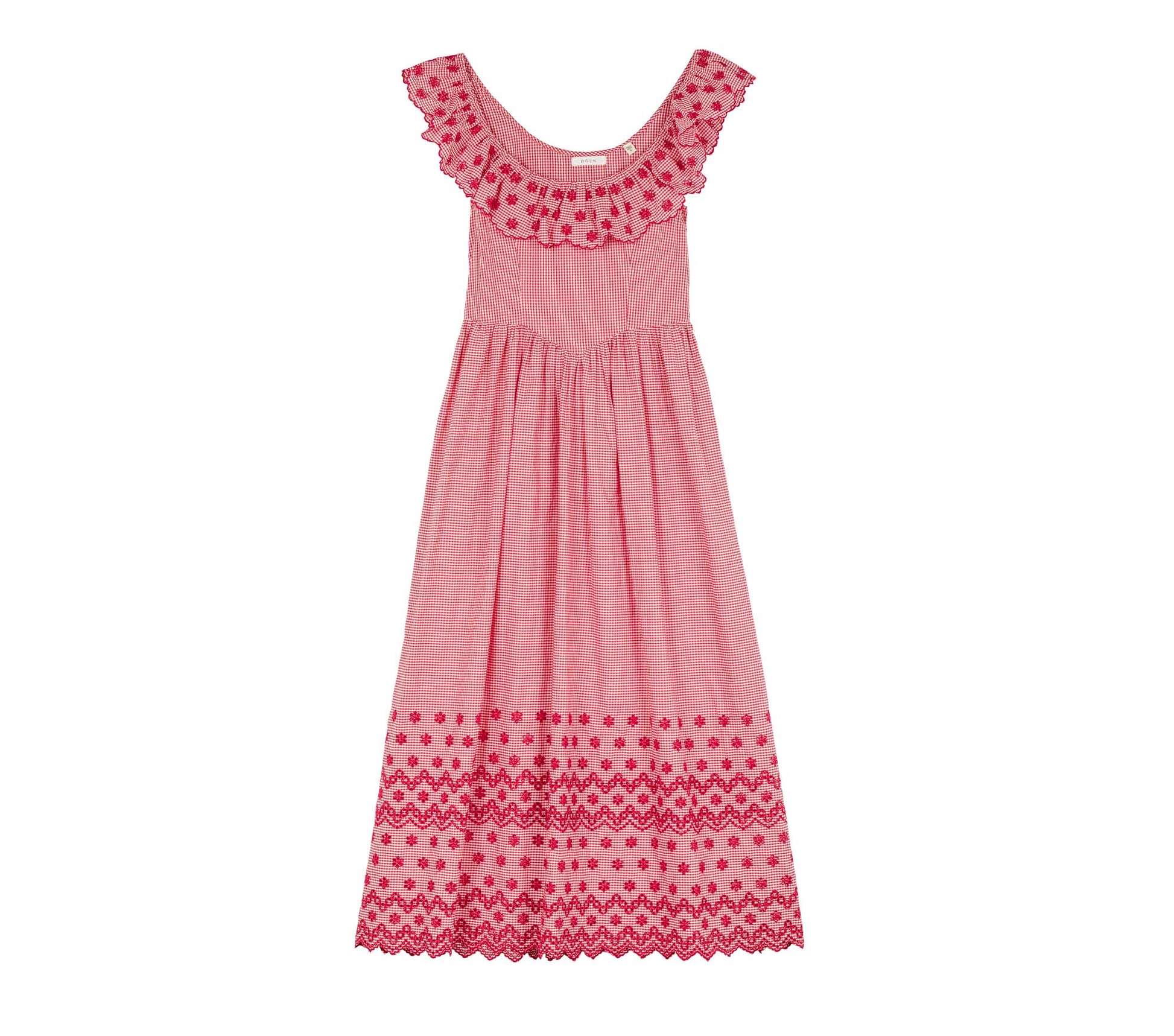 HMD -- LIESEL DRESS -- CERISE PARIS GINGHAM view 5
