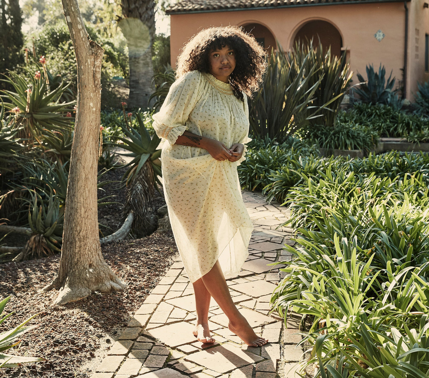HMD -- LAPIS NIGHTGOWN -- GOLDEN SWEETPEA
