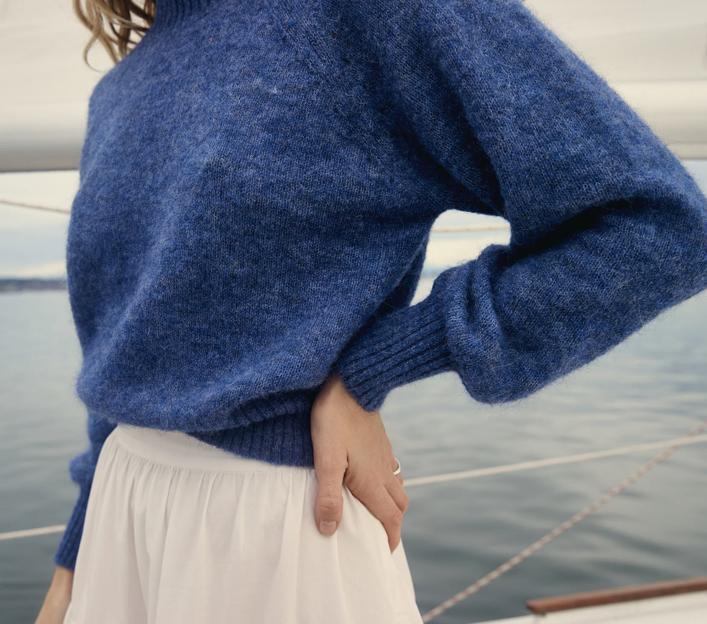 HMD -- MARSENA SWEATER -- BLUE DUSK