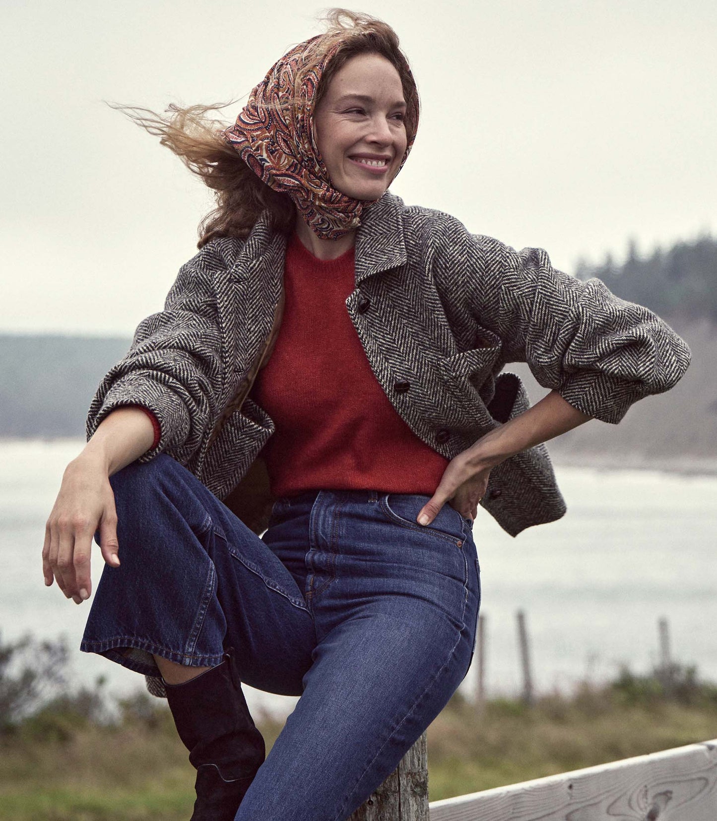 HMD -- MARSENA SWEATER -- CERISE