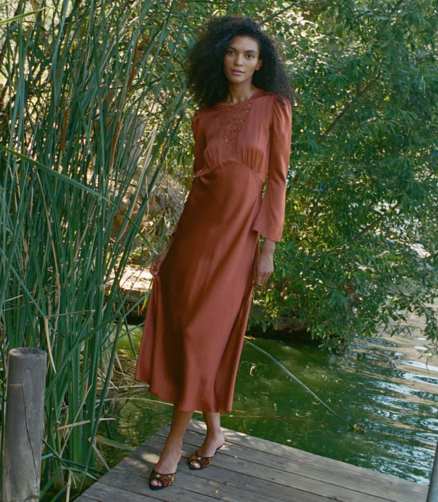 HMD -- MELINDA DRESS -- EARTHEN