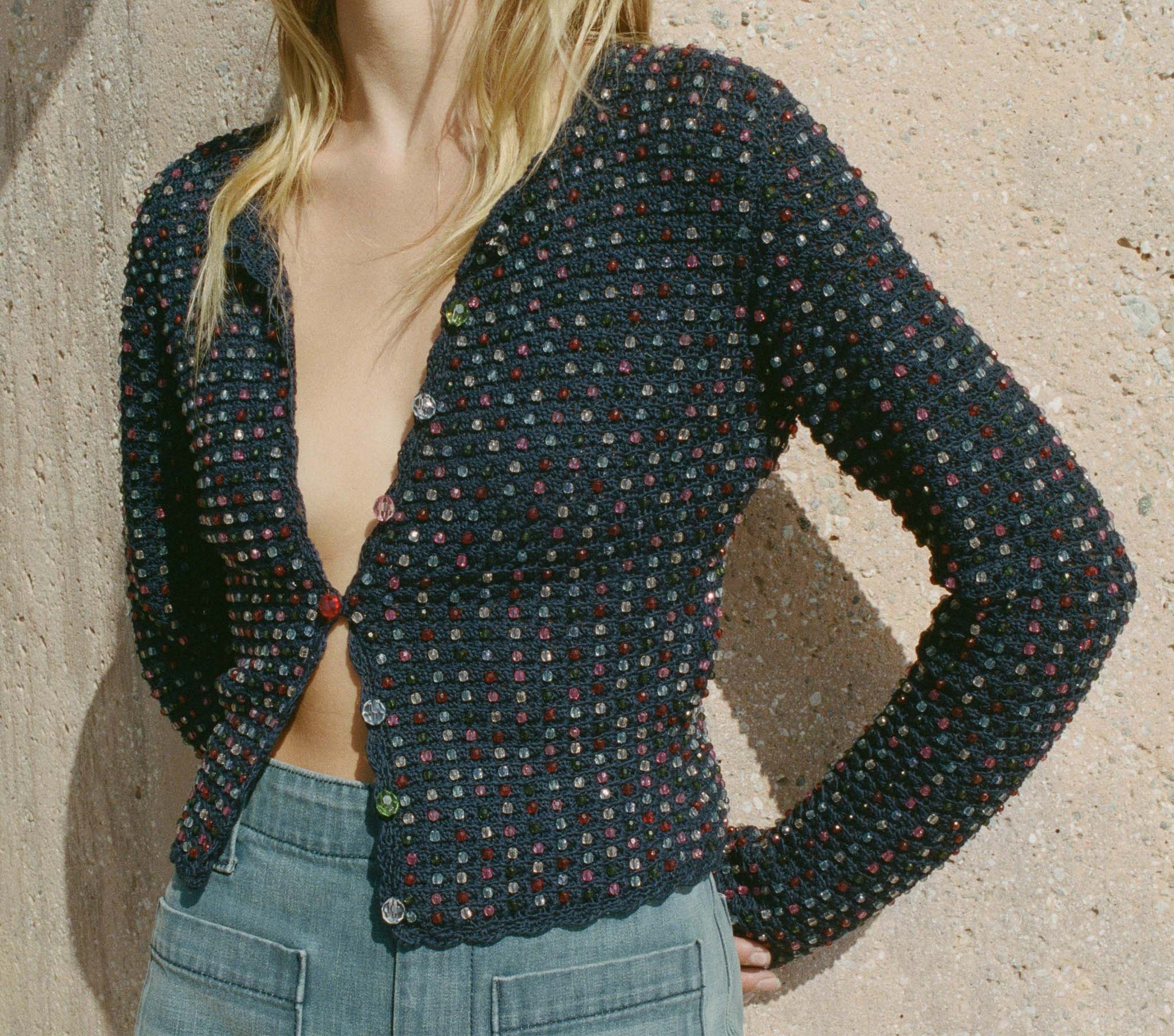 HMD -- MONTEREY CARDIGAN -- NAVY view 5
