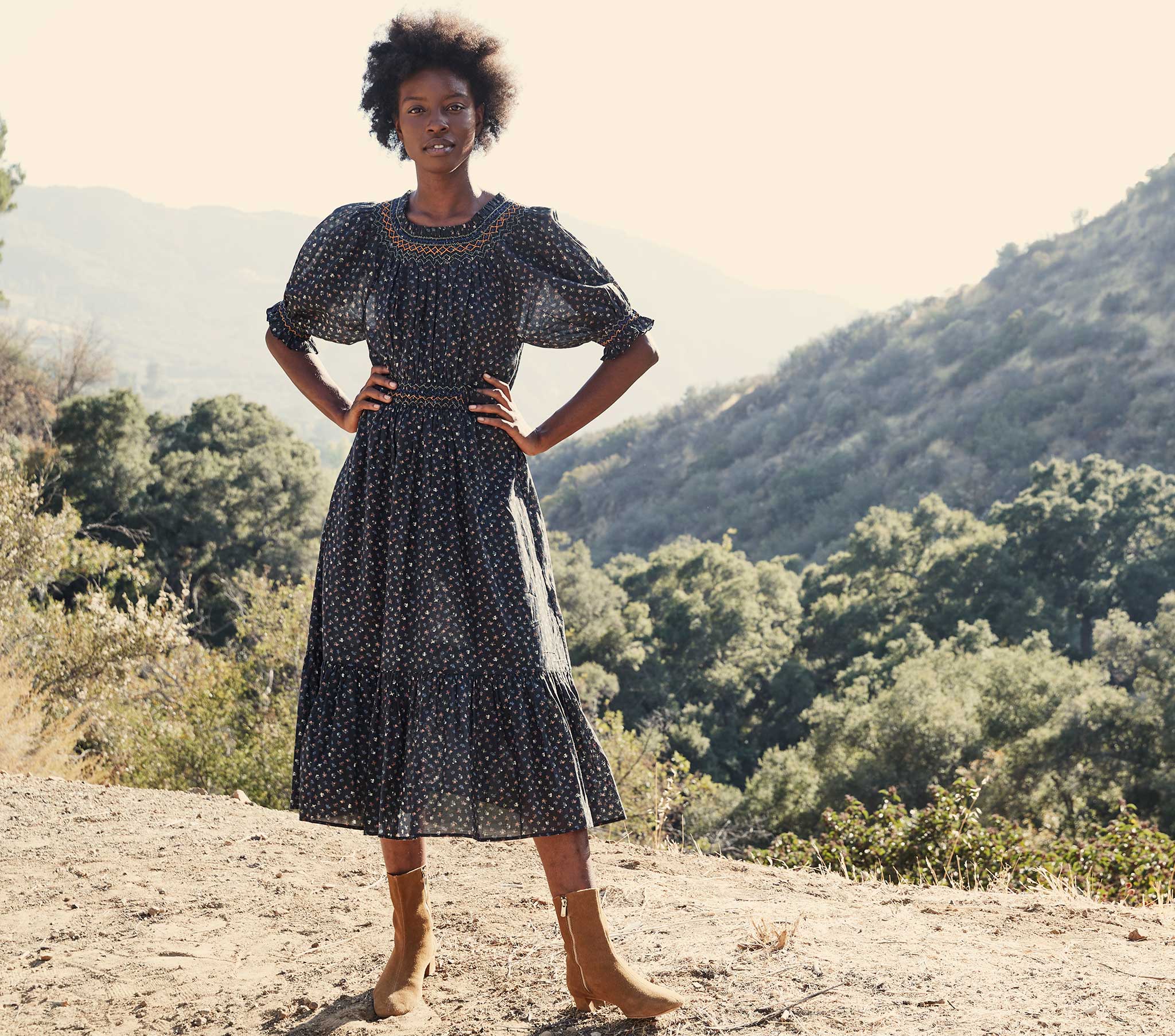 HMD -- ISIDORE DRESS -- BLACK PARC MONCEAU