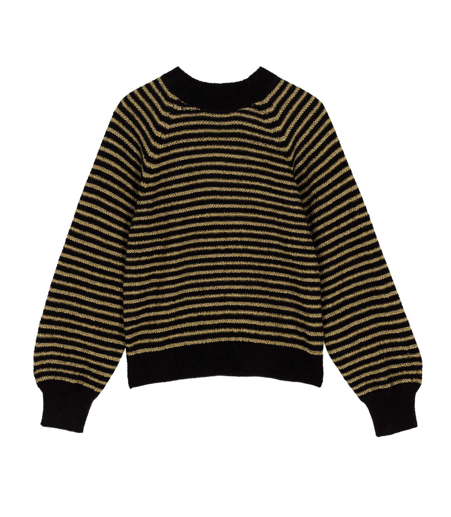HMD -- MARSENA SWEATER -- BLACK AND GOLD