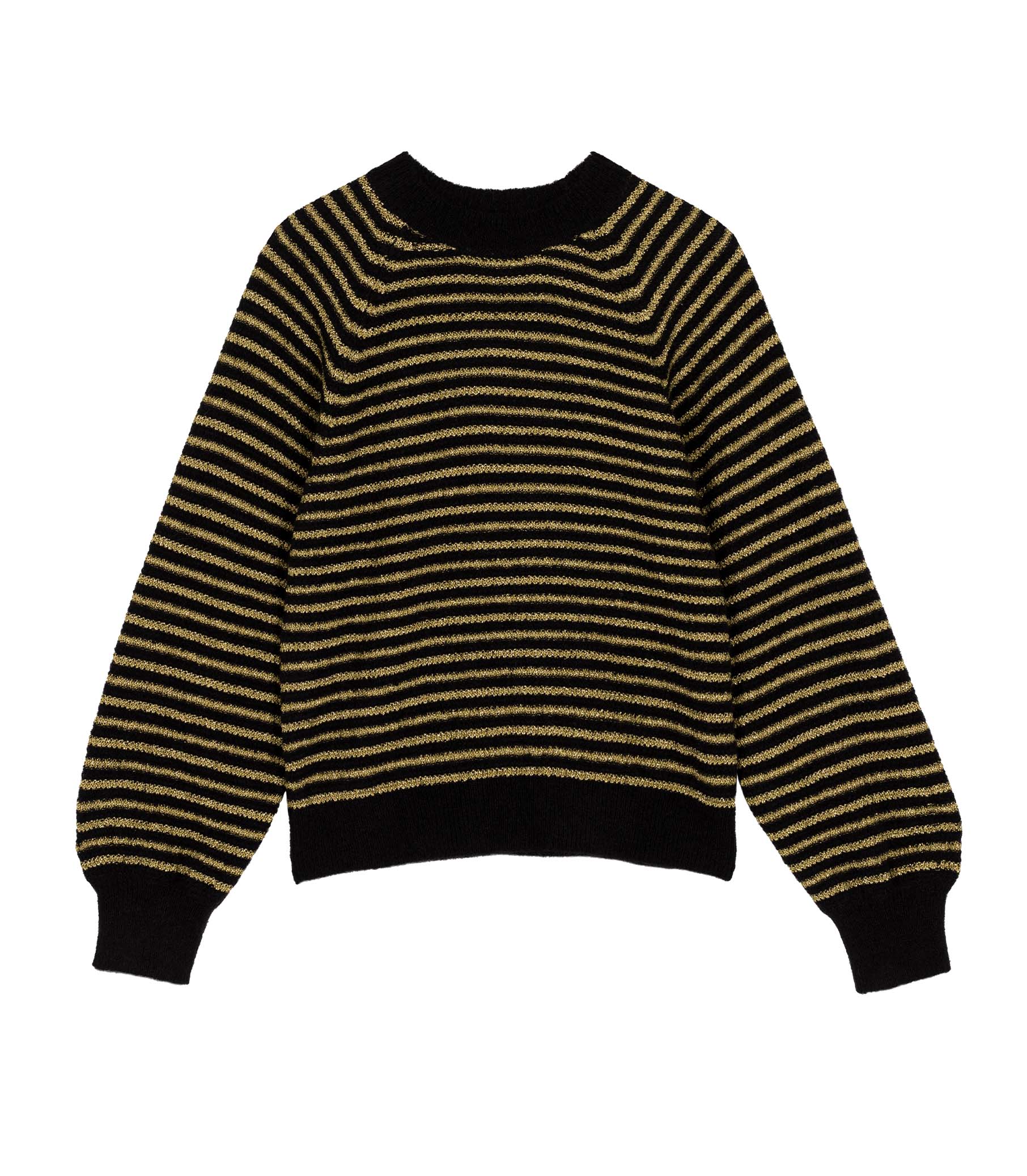 HMD -- MARSENA SWEATER -- BLACK AND GOLD view 4