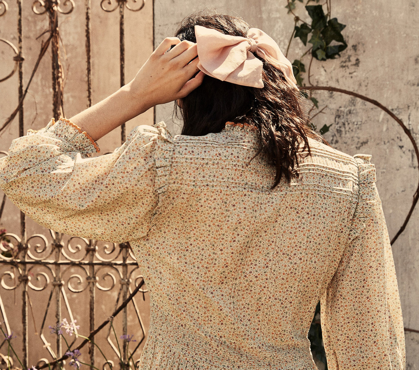 HMD -- MONET DRESS -- MUSTARD CALIFORNIA WILDFLOWER