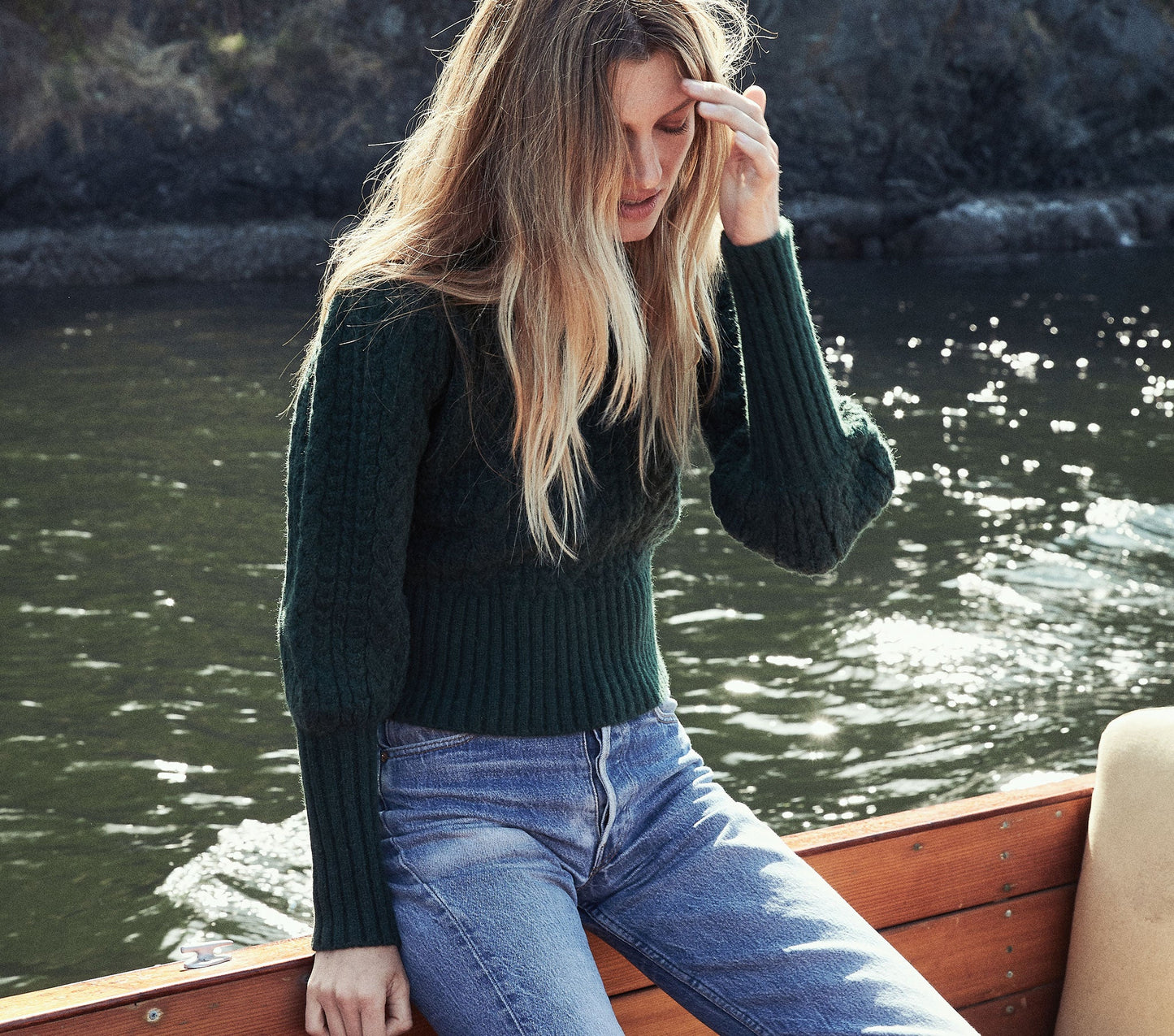 HMD -- MULBERRY SWEATER -- DEEP FOREST