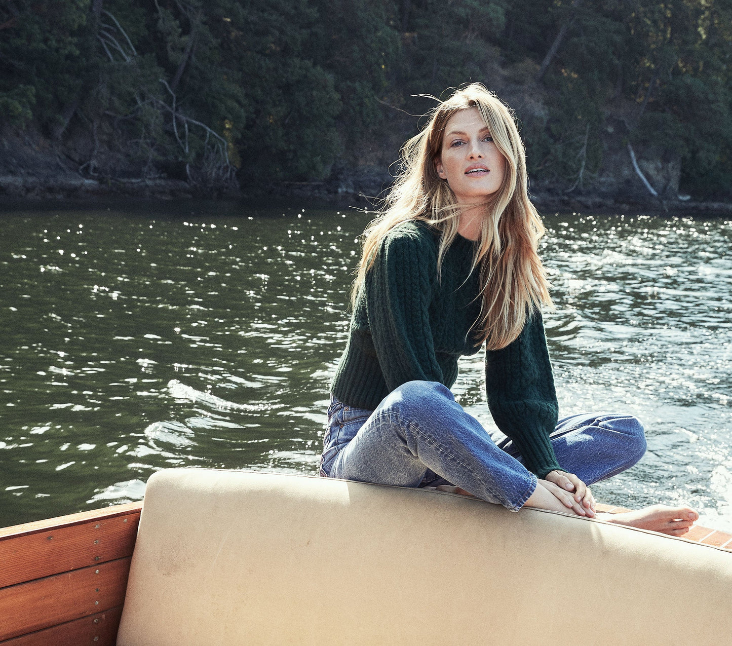 HMD -- MULBERRY SWEATER -- DEEP FOREST