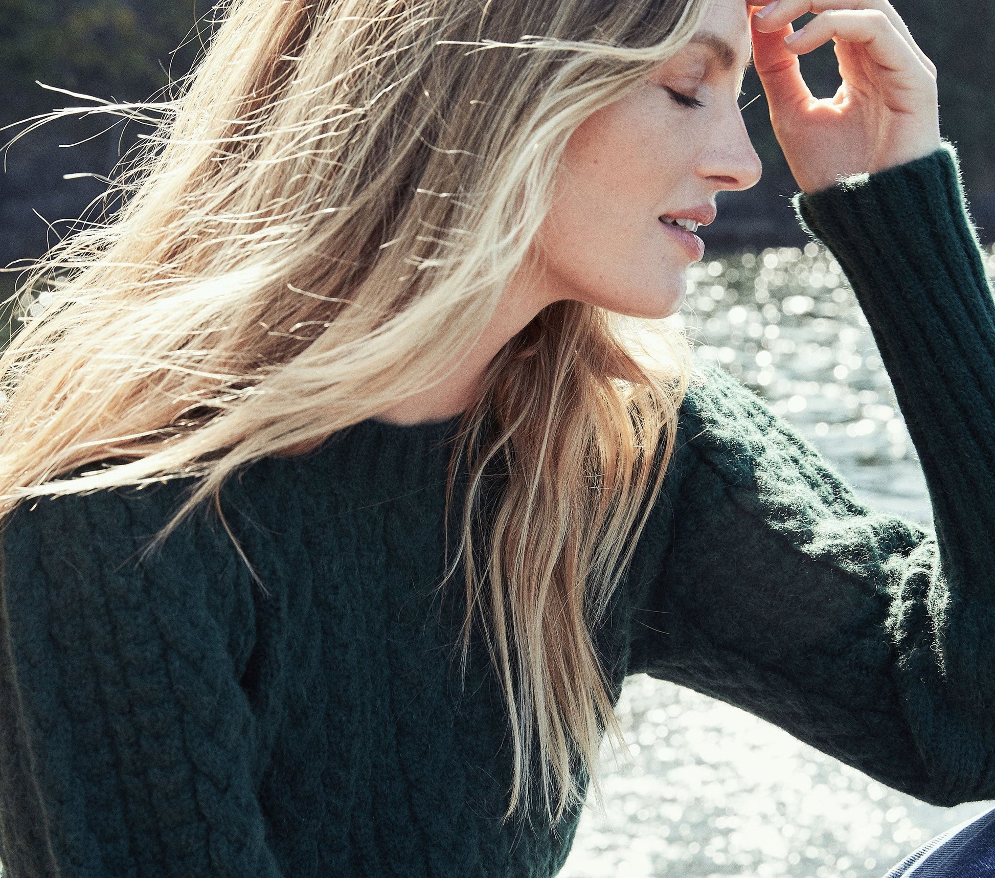 HMD -- MULBERRY SWEATER -- DEEP FOREST view 7
