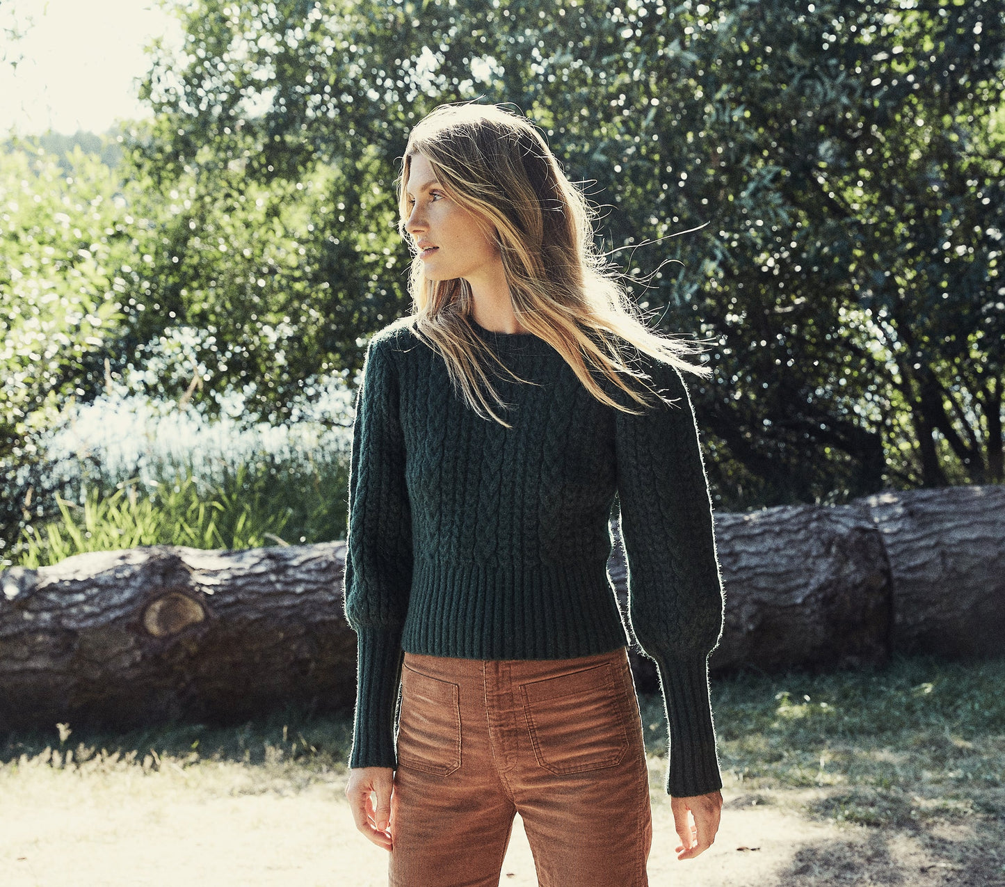 HMD -- MULBERRY SWEATER -- DEEP FOREST