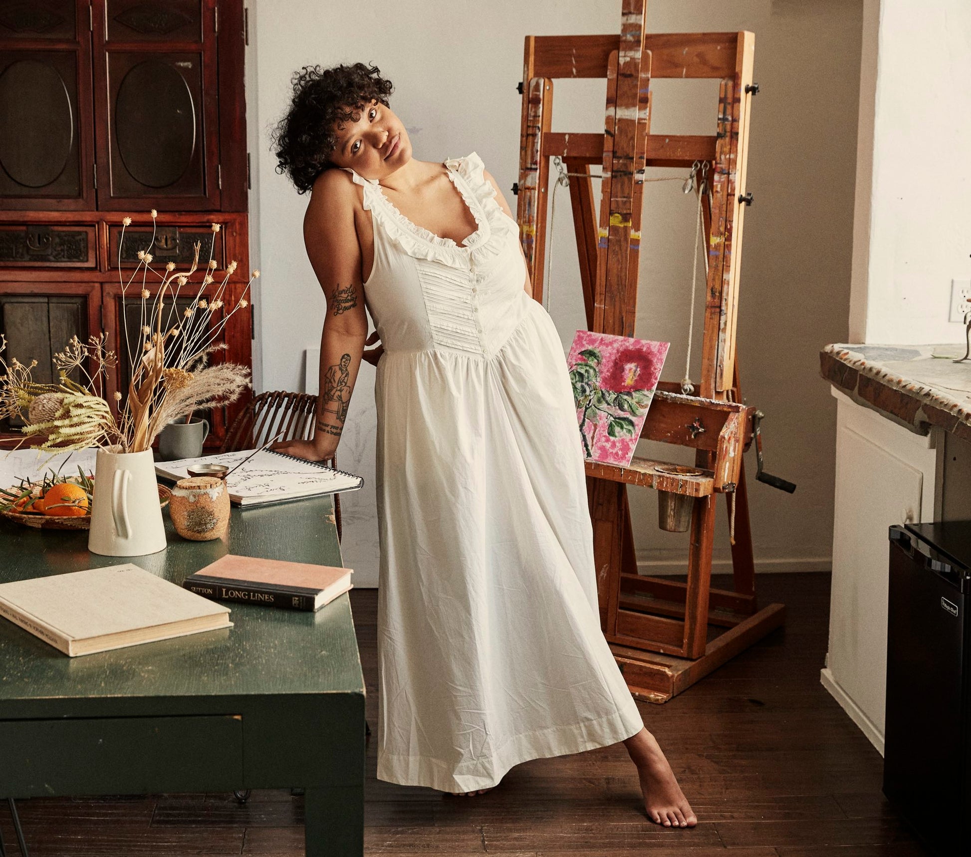 HMD -- MYRTILLE DRESS -- SALT view 12
