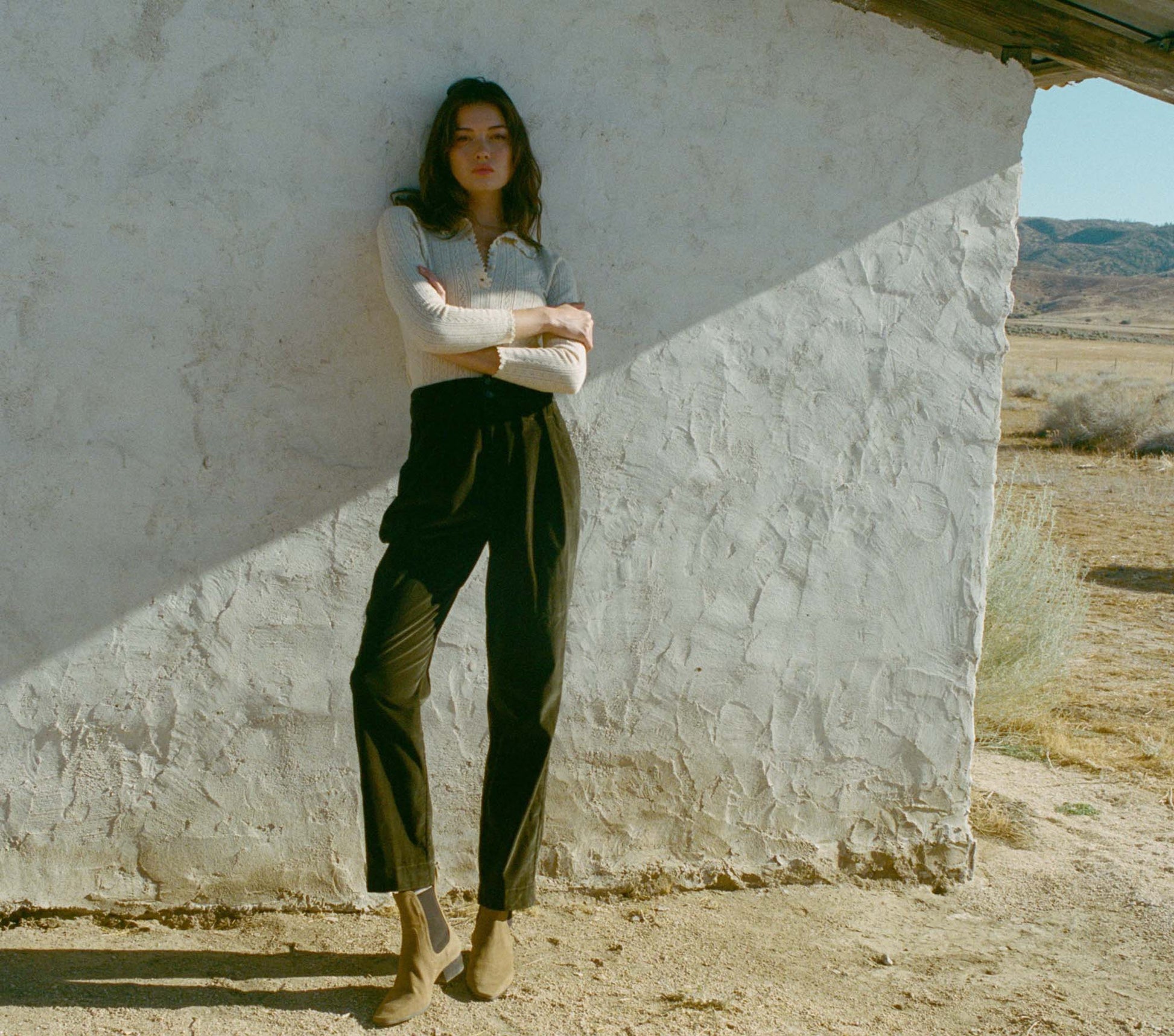 HMD -- NELDA PANT -- LODEN view 1