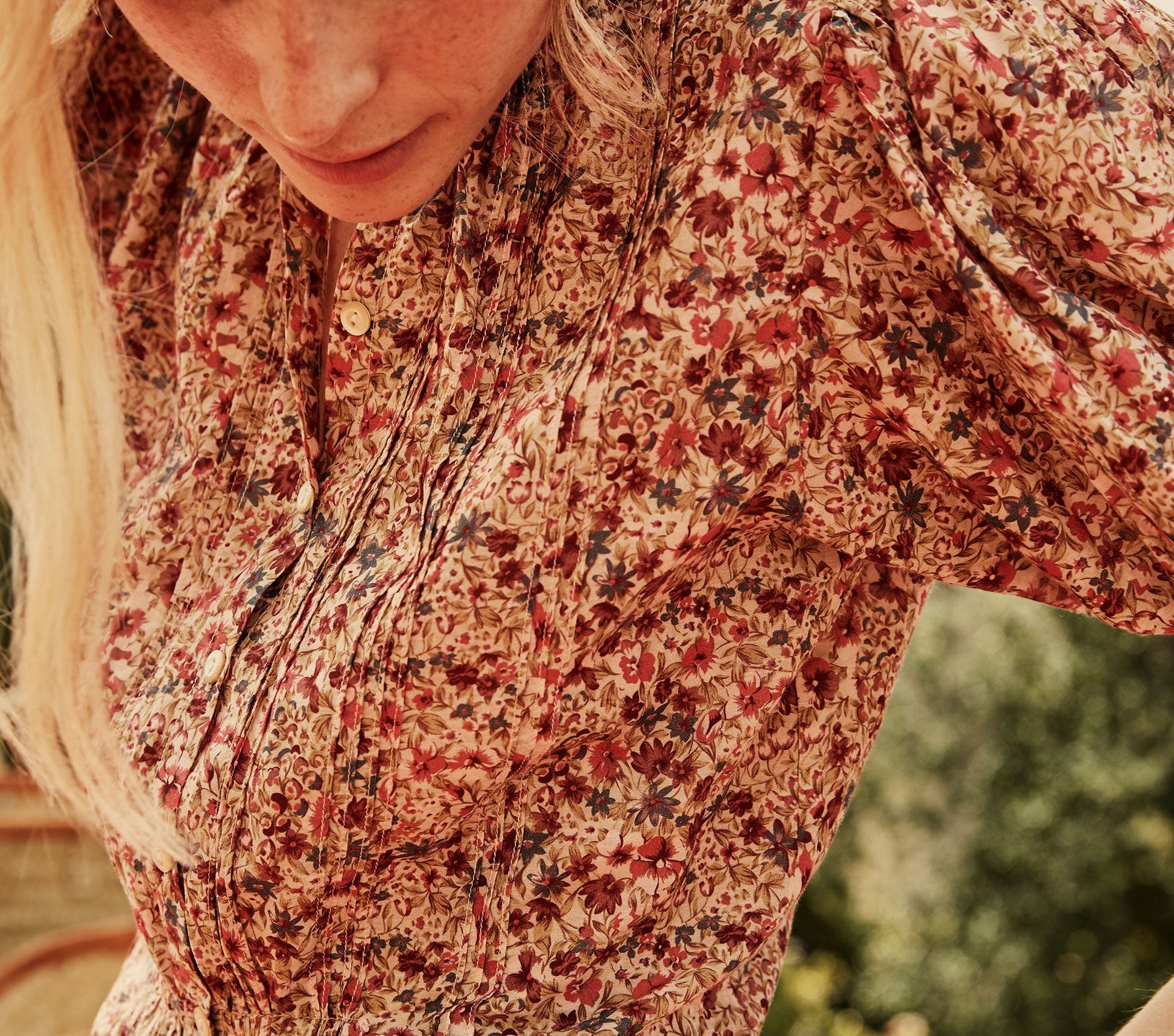 HMD -- NARCISSA TOP -- PINK VALLEY FLORAL view 6
