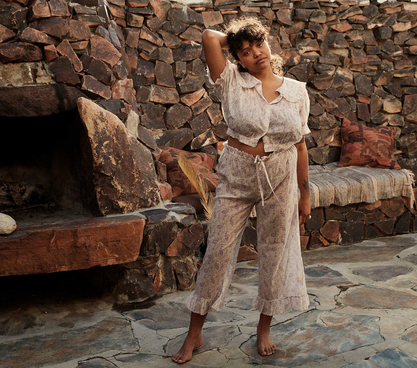 HMD -- NENA TOP -- CHATEAU FLEUR PAISLEY