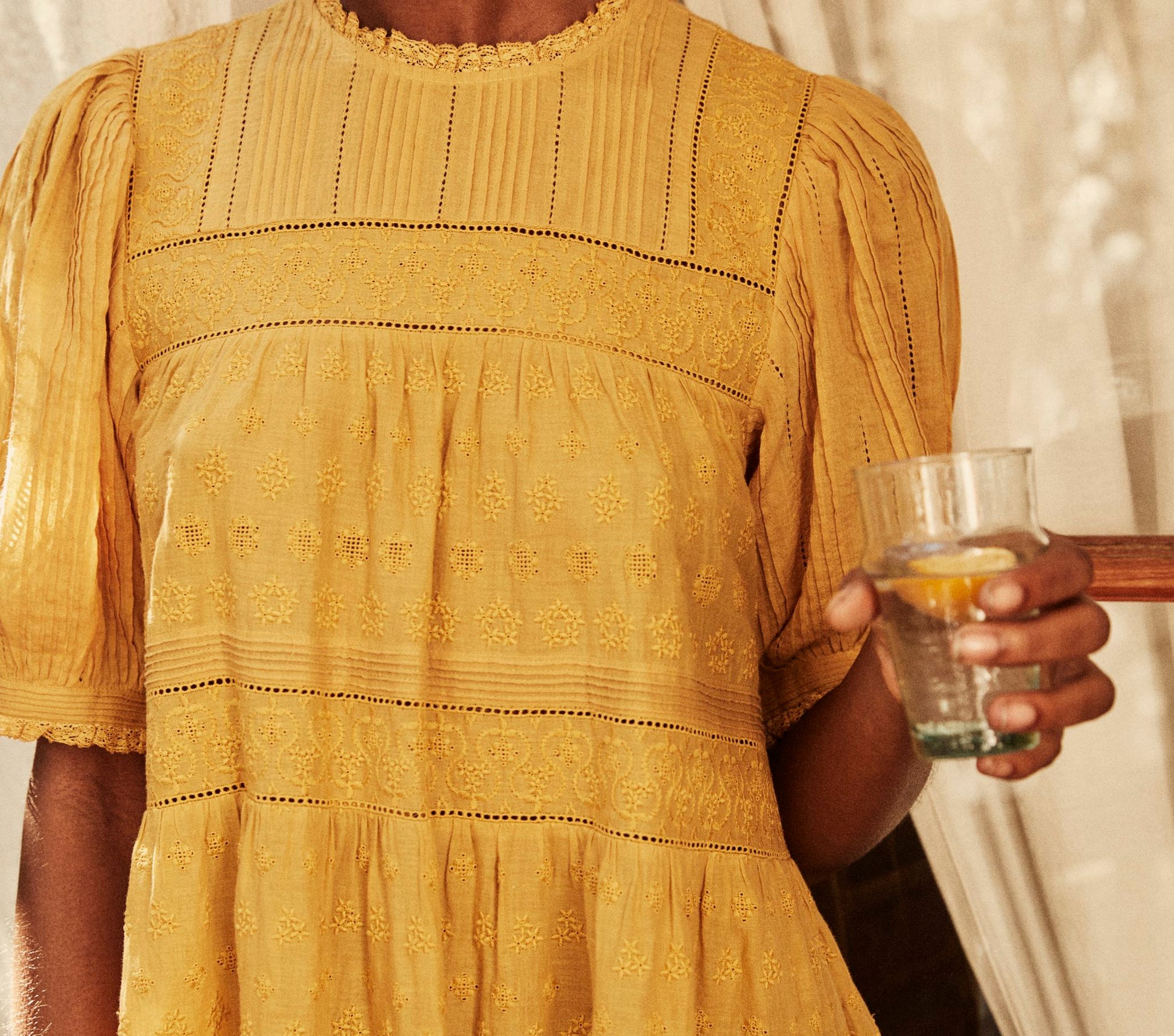 HMD -- NERINE DRESS -- WHEAT view 5
