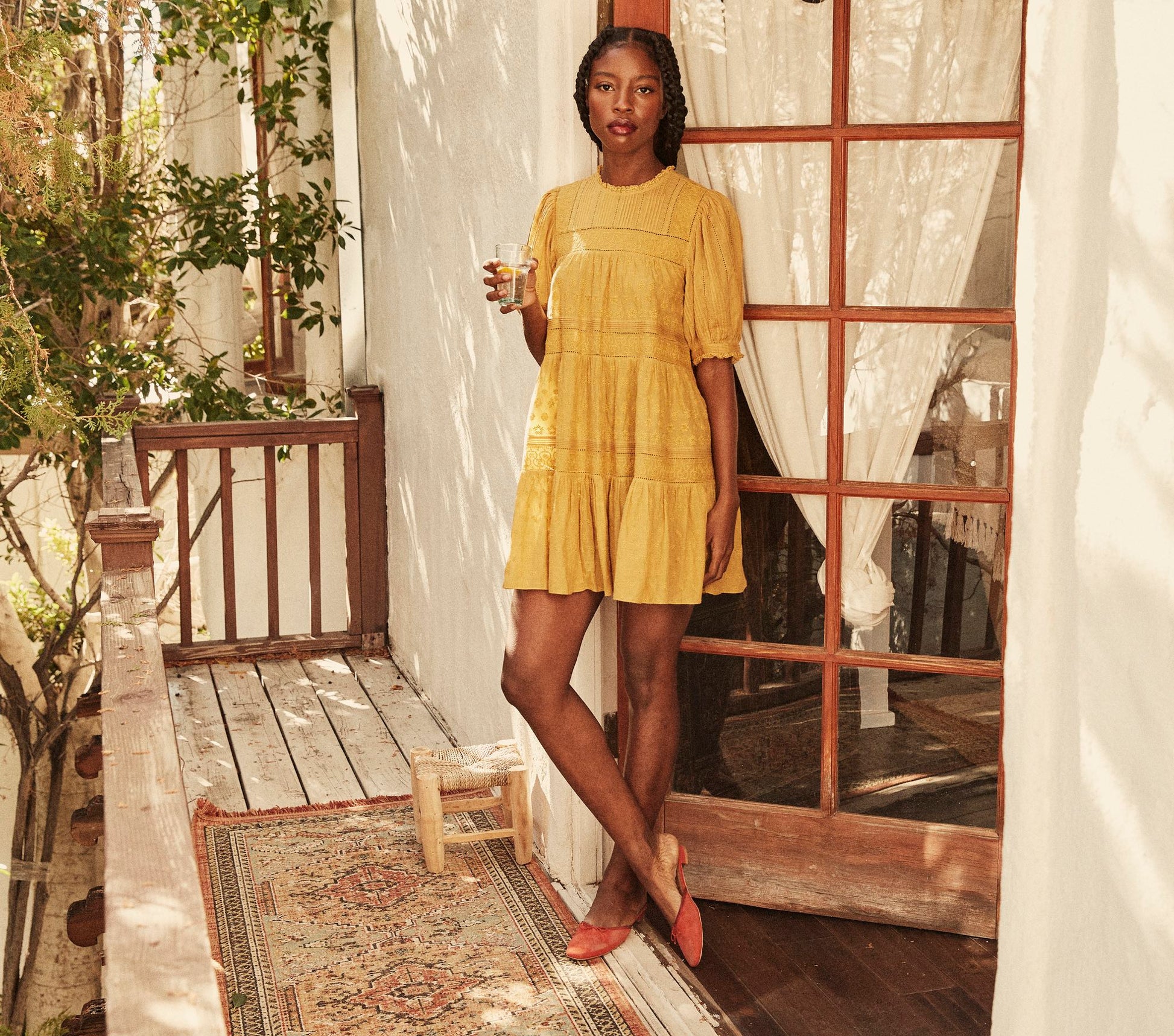HMD -- NERINE DRESS -- WHEAT view 6
