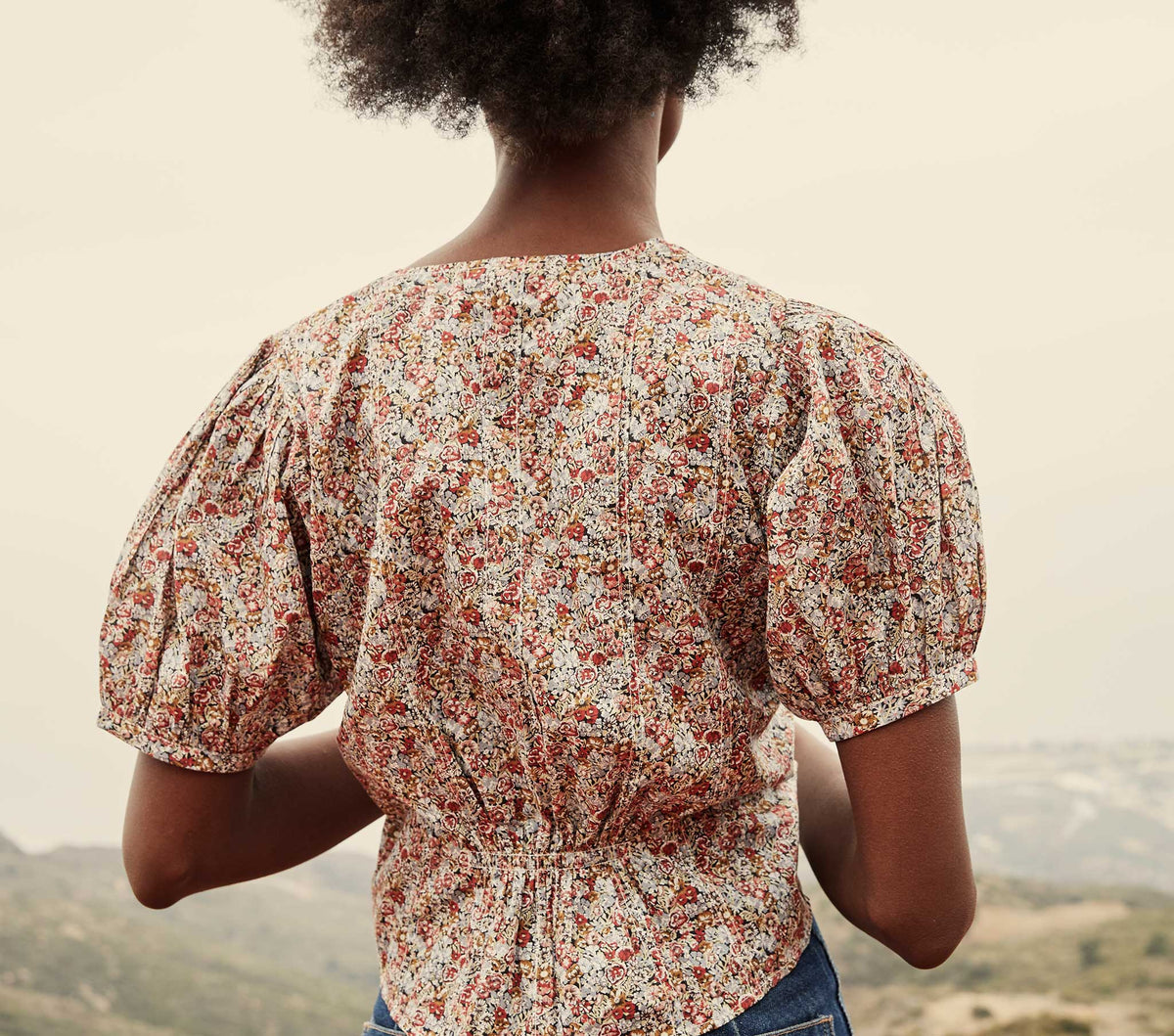 HMD -- NETTA TOP -- RED CHIVE