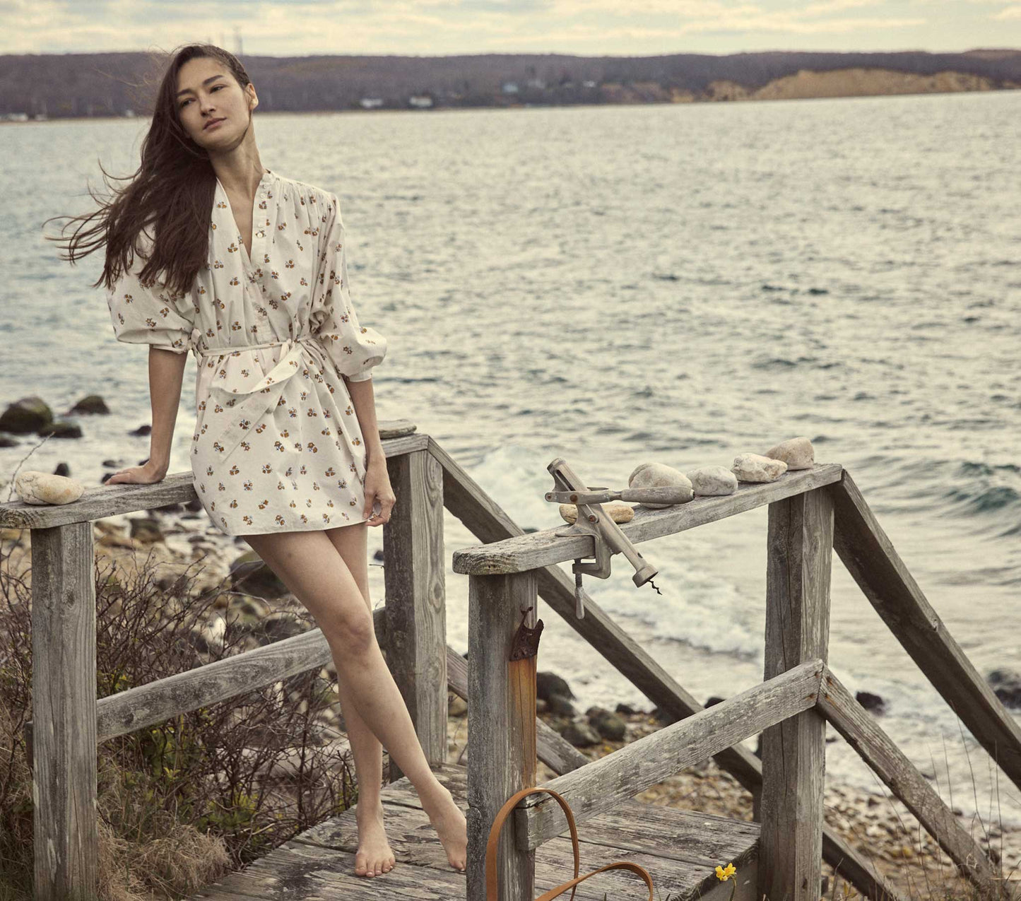 HMD -- OPAL DRESS -- YELLOW FLORAL MEADOW