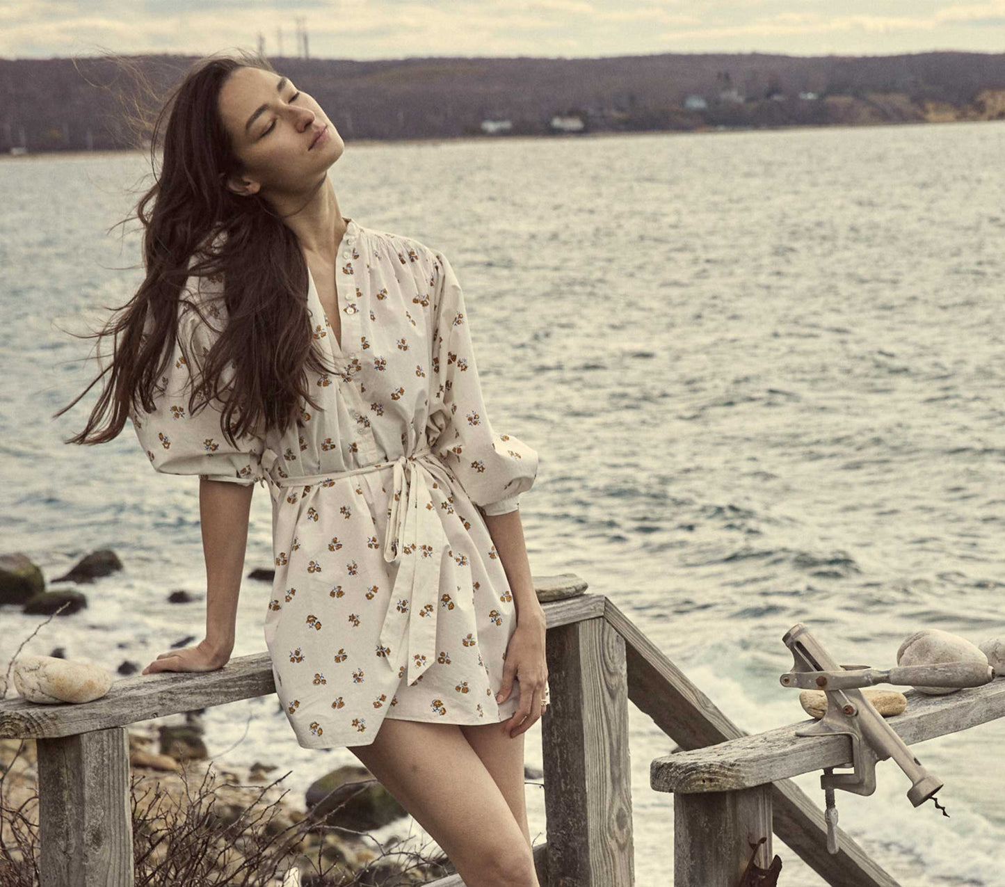 HMD -- OPAL DRESS -- YELLOW FLORAL MEADOW