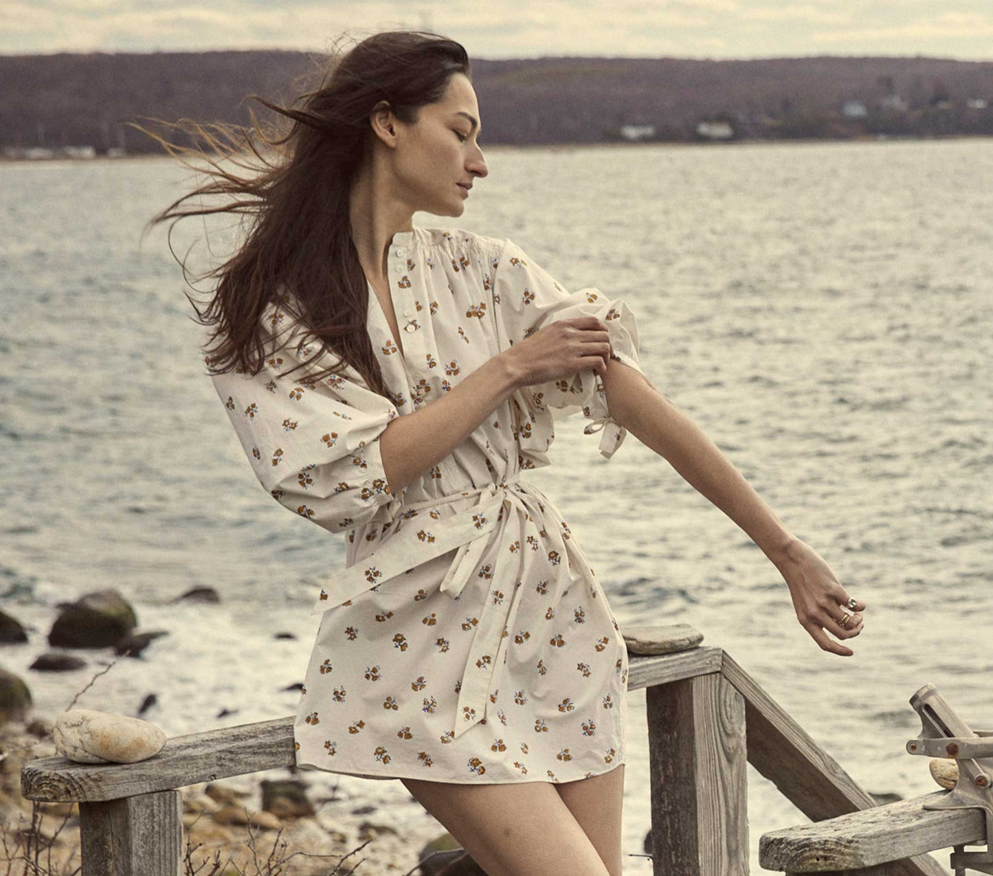 HMD -- OPAL DRESS -- YELLOW FLORAL MEADOW