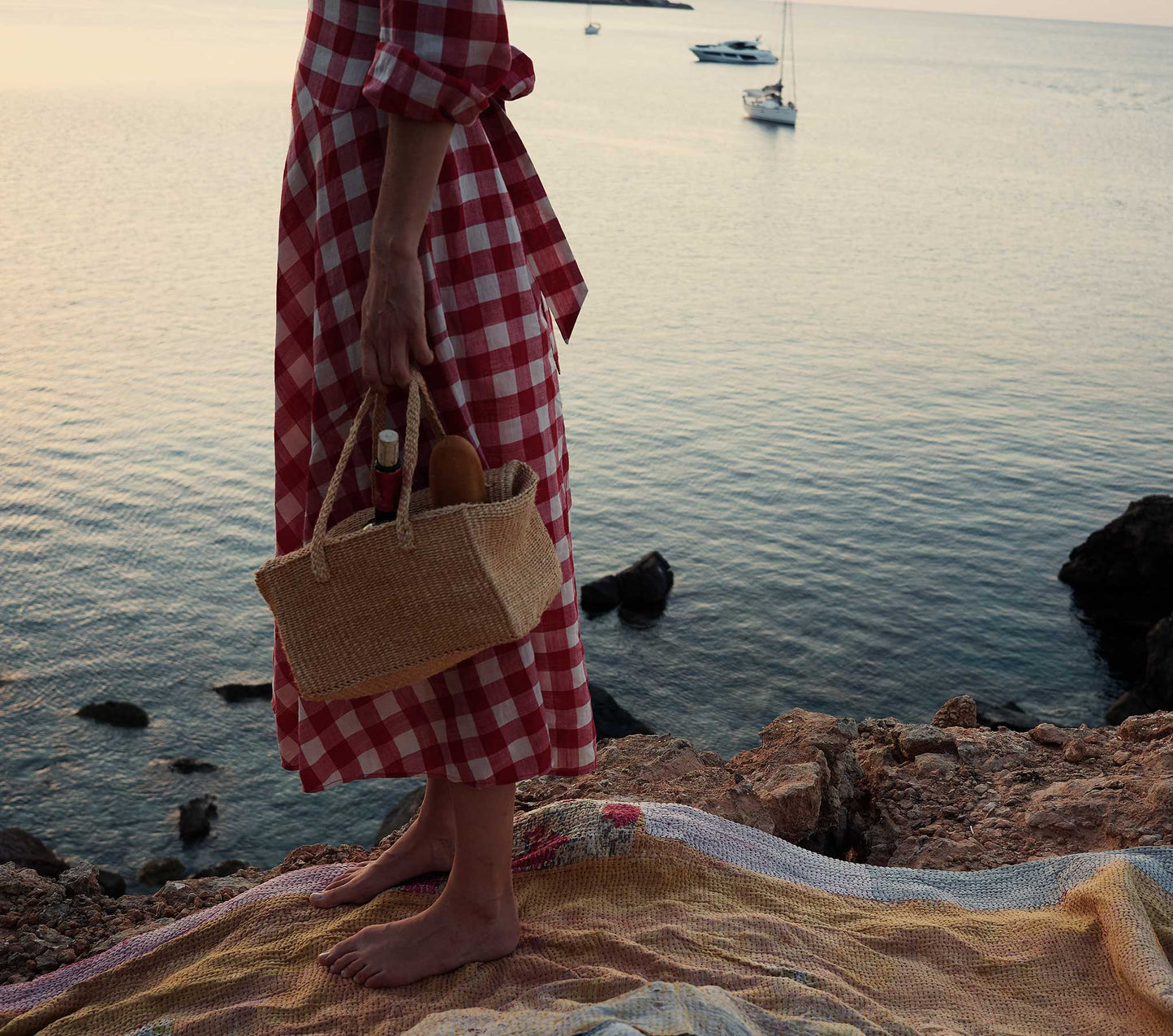 HMD -- CHARLESTON DRESS -- ST OUEN SWEET CHERRY PLAID