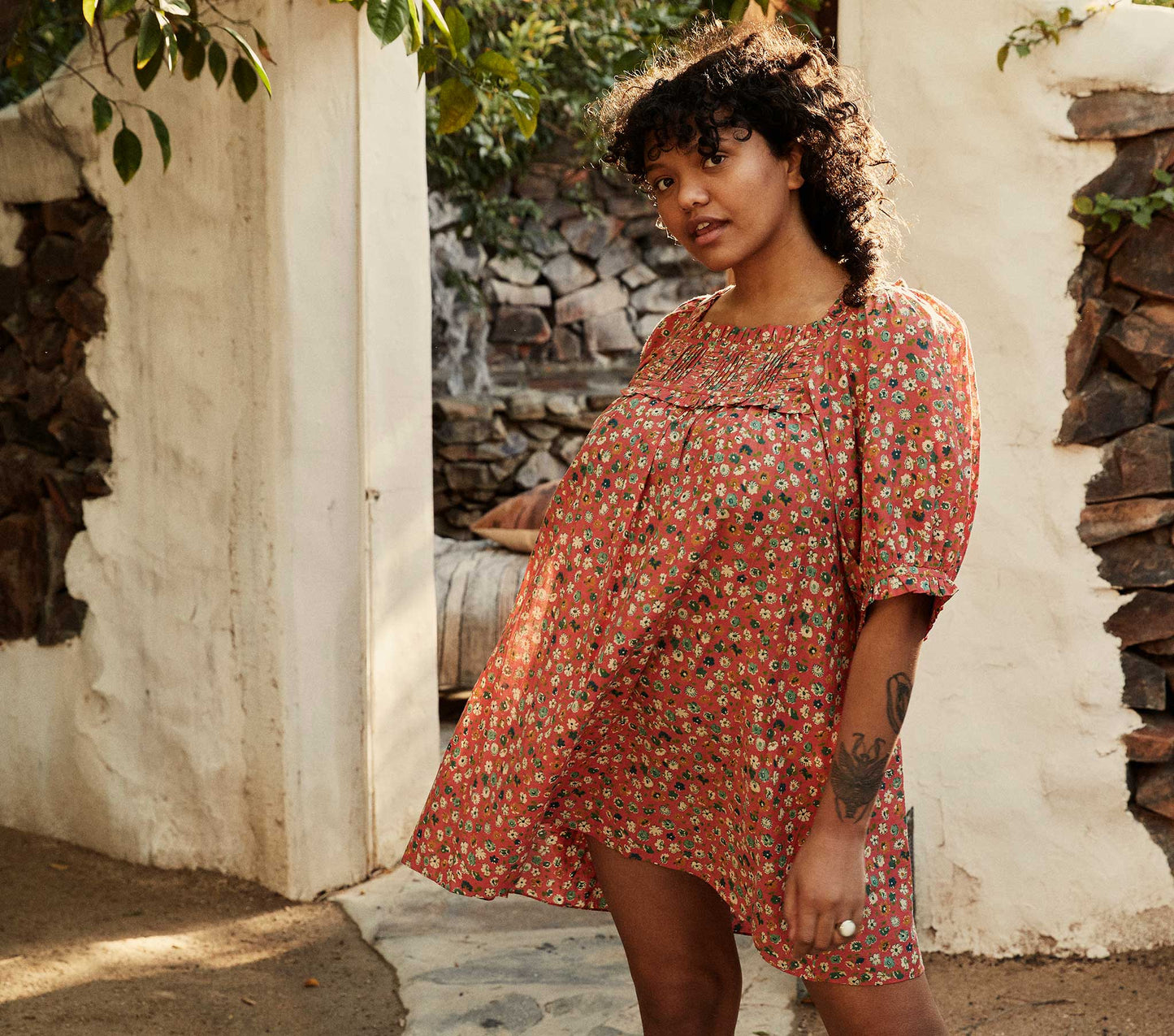 HMD -- PATRICIA DRESS -- POPPY TASHA GARDEN