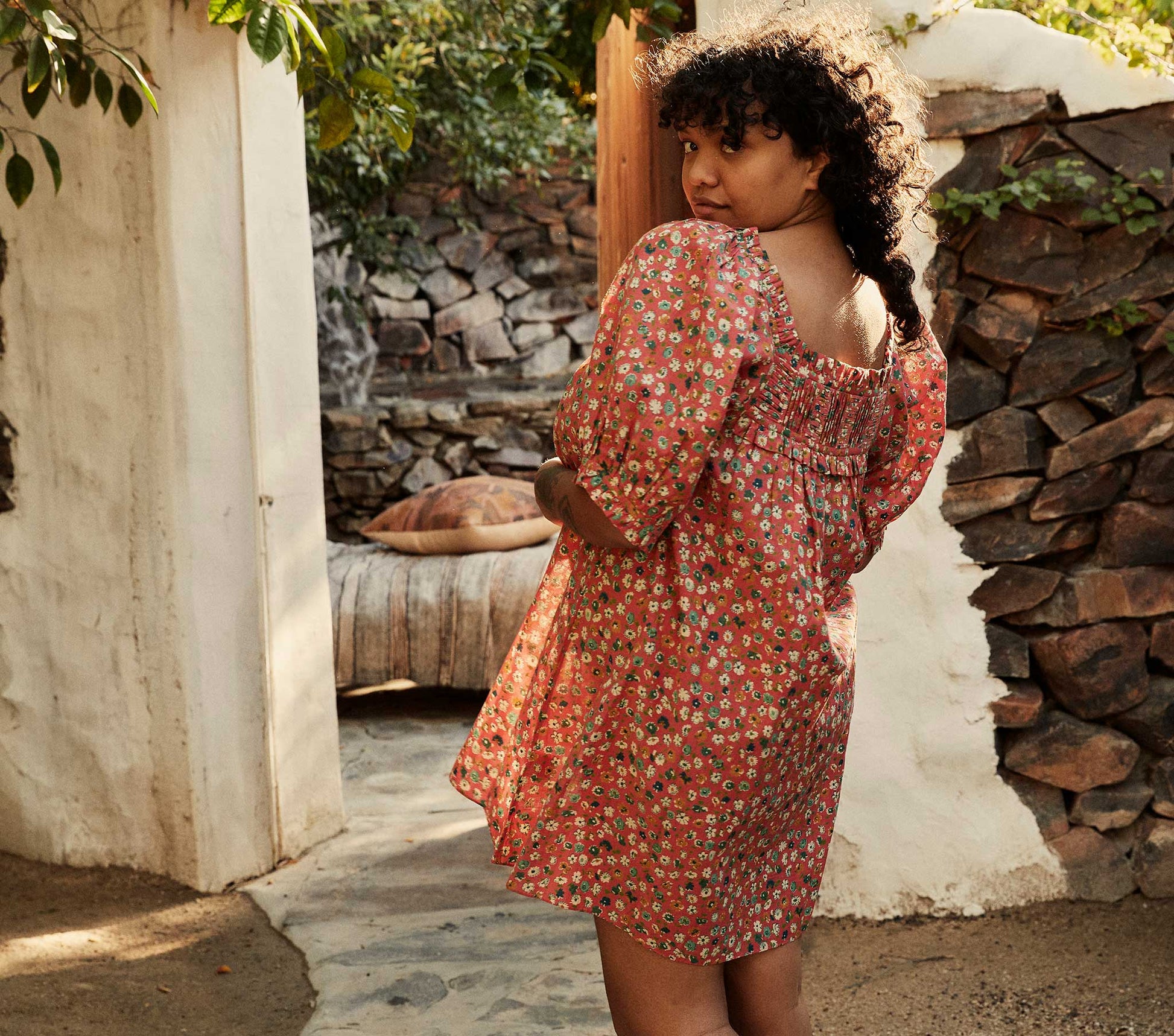 HMD -- PATRICIA DRESS -- POPPY TASHA GARDEN view 3

