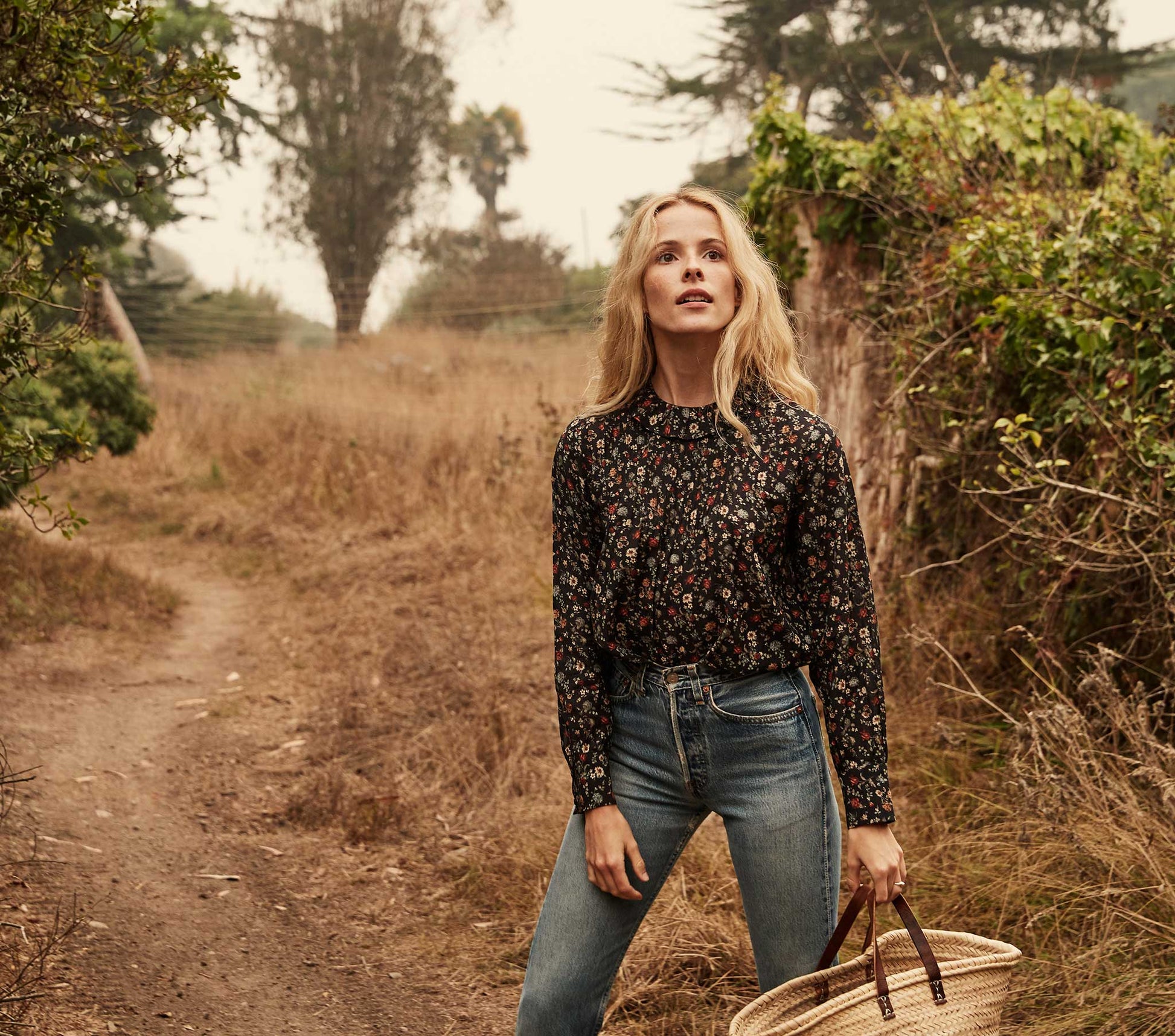 HMD -- PLUM TOP -- CAMPAGNE FLORAL view 1
