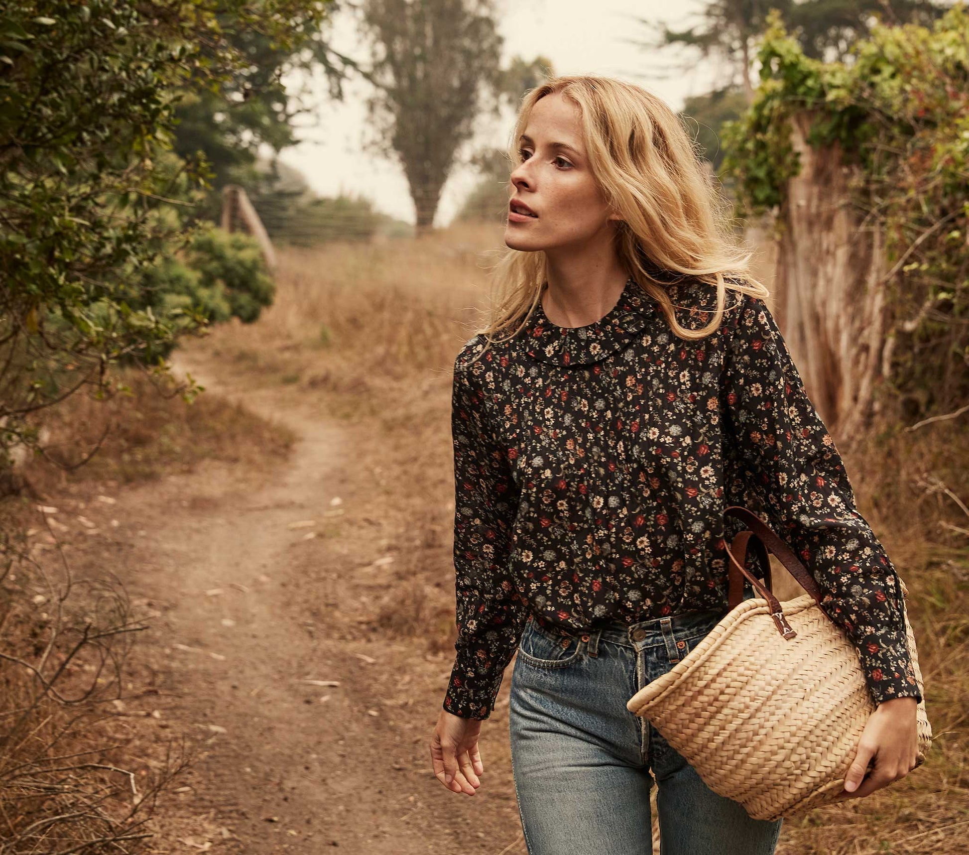 HMD -- PLUM TOP -- CAMPAGNE FLORAL view 4
