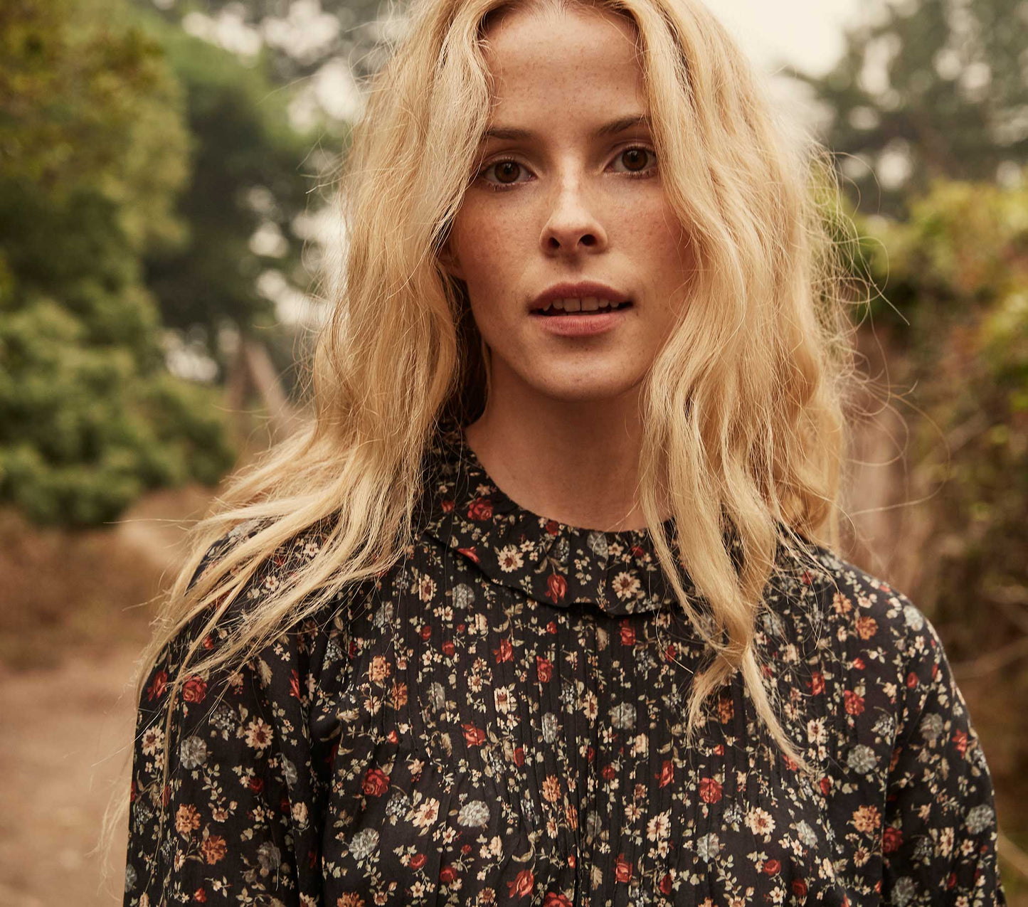 HMD -- PLUM TOP -- CAMPAGNE FLORAL