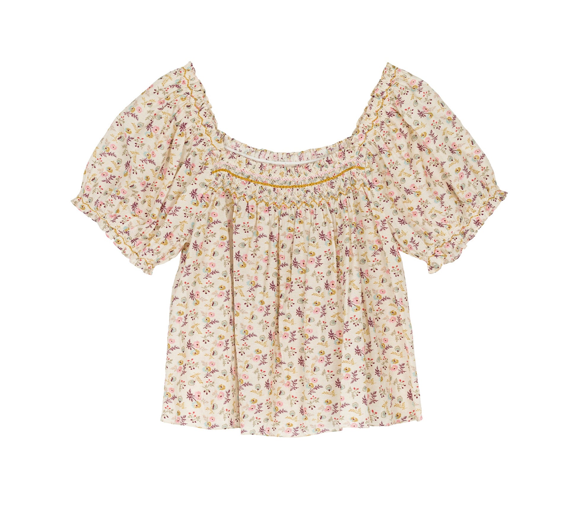 HMD -- PORTIA TOP -- FEATHERED FLORAL view 3
