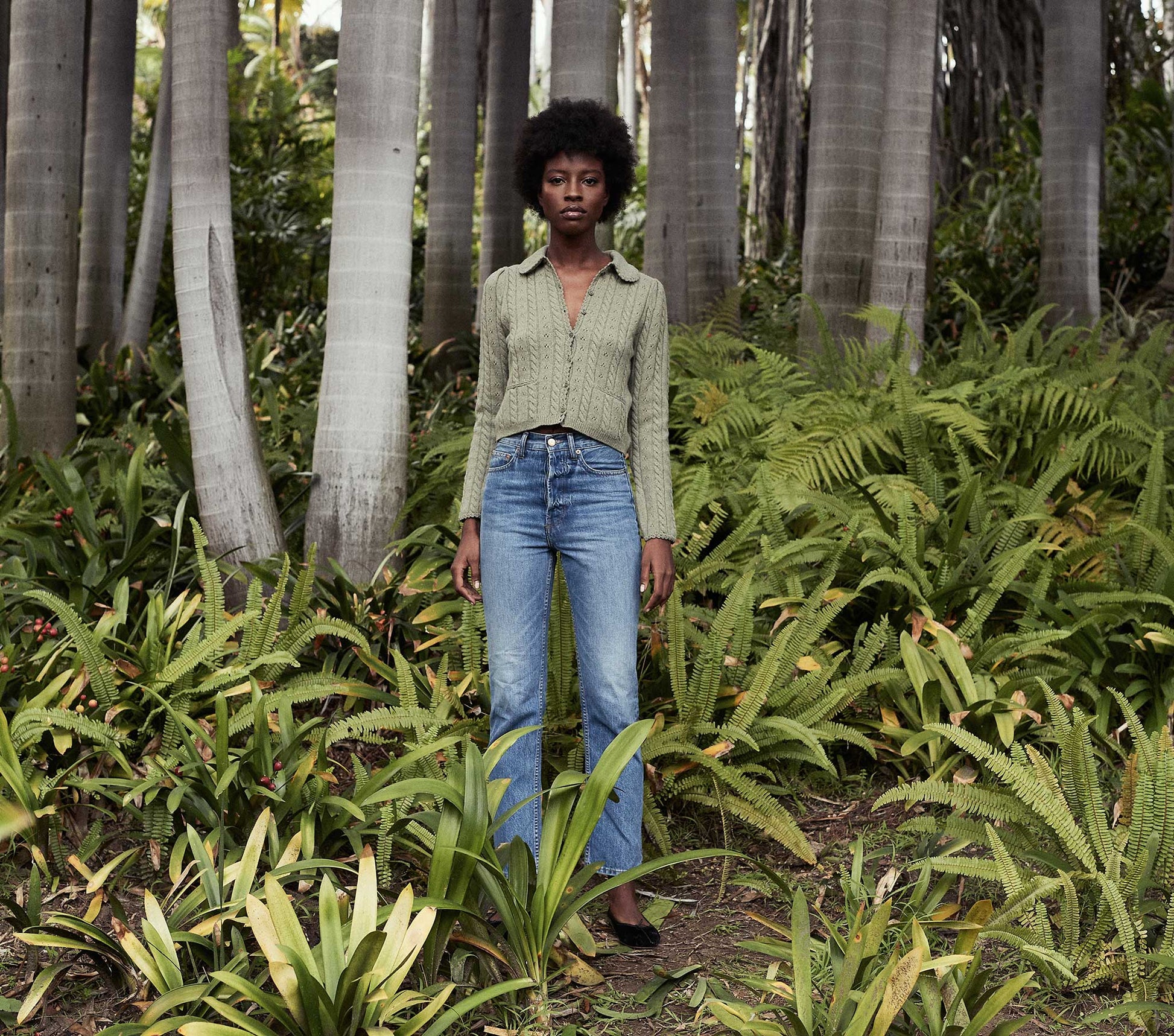 HMD -- POSEY CARDIGAN SWEATER -- FERN view 2
