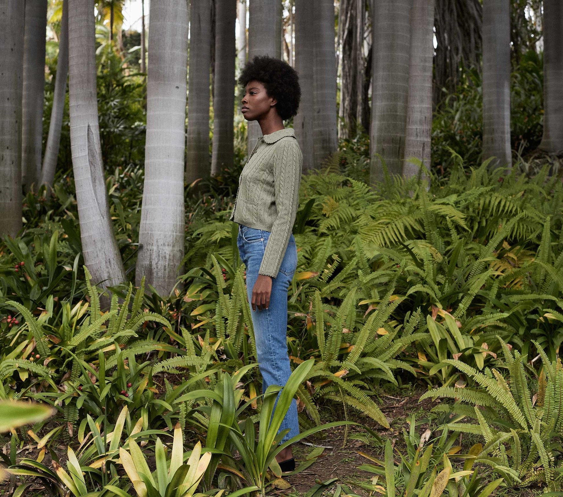 HMD -- POSEY CARDIGAN SWEATER -- FERN view 3
