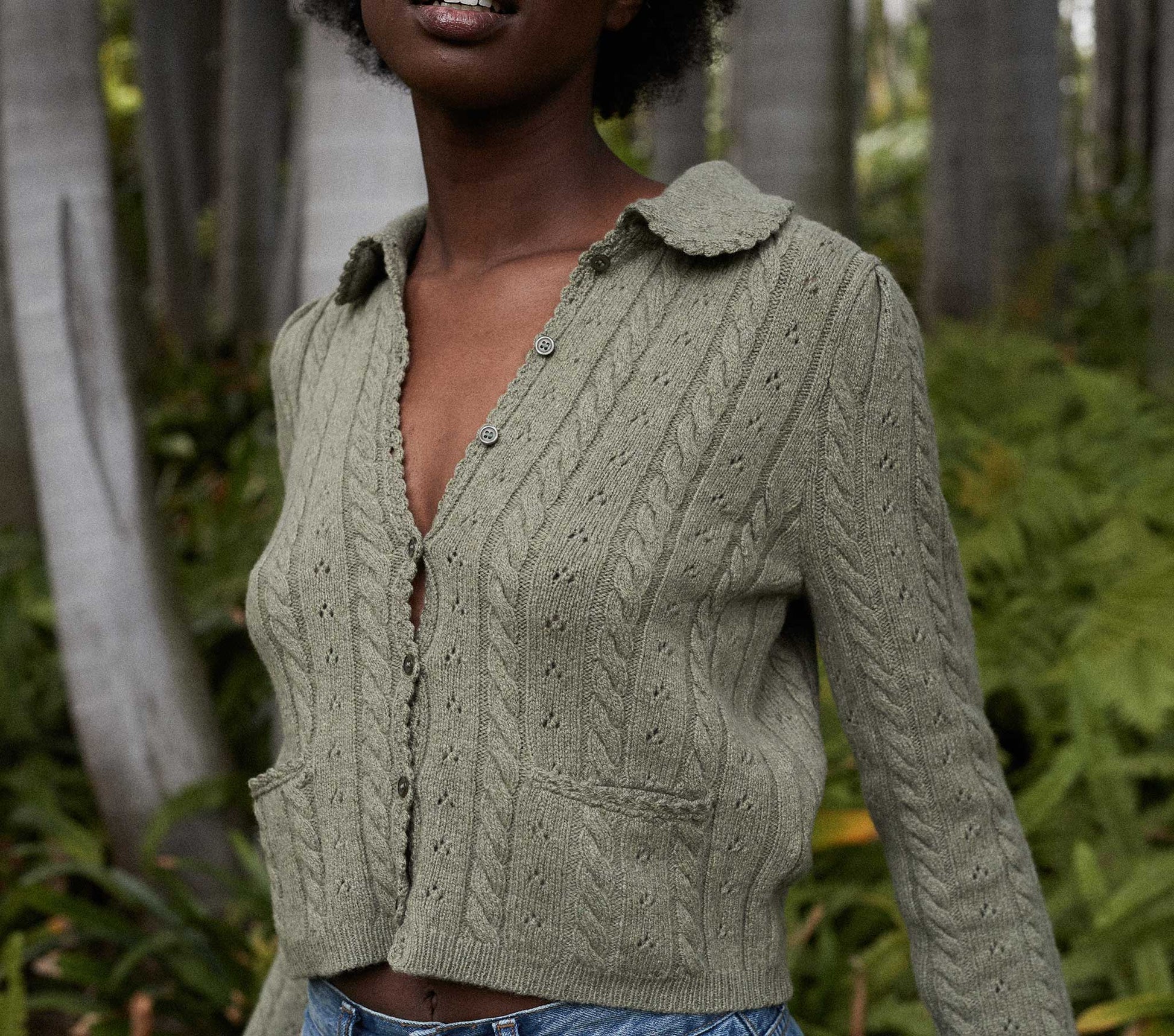 HMD -- POSEY CARDIGAN SWEATER -- FERN view 5
