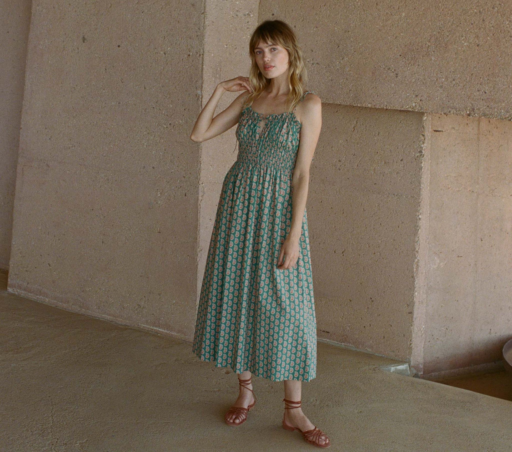 HMD -- RHODA DRESS -- SUNRISE PAISLEY view 2
