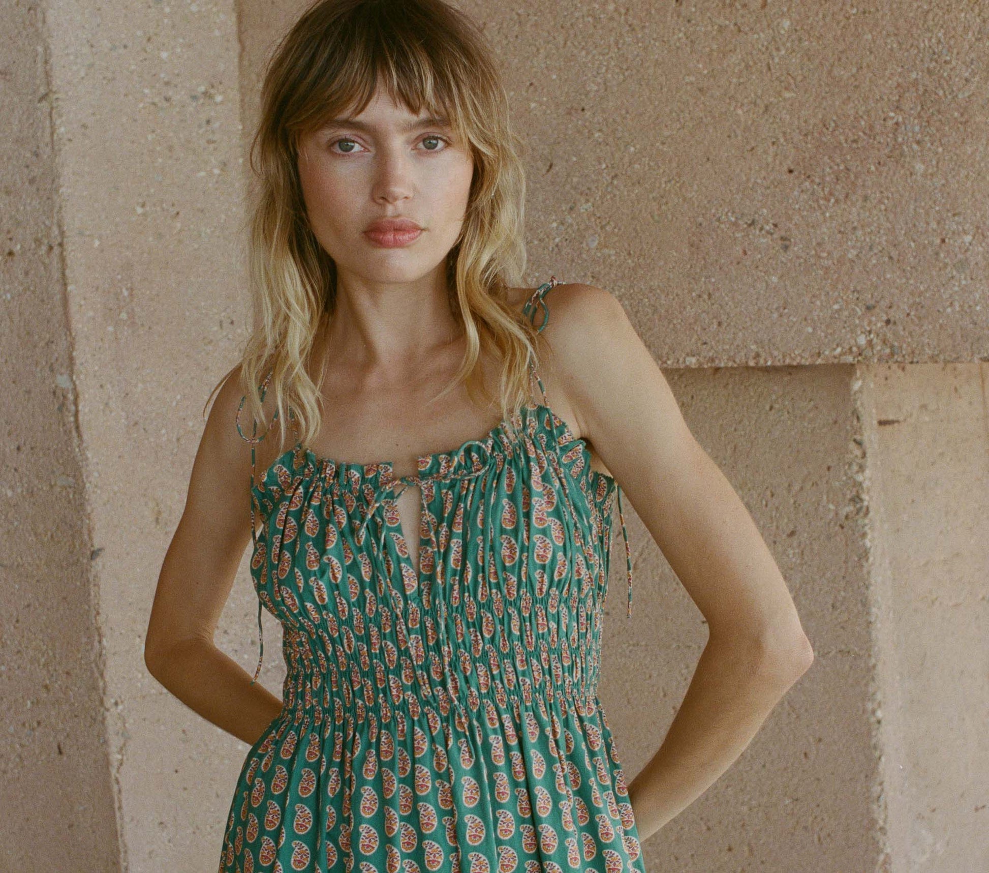 HMD -- RHODA DRESS -- SUNRISE PAISLEY view 3
