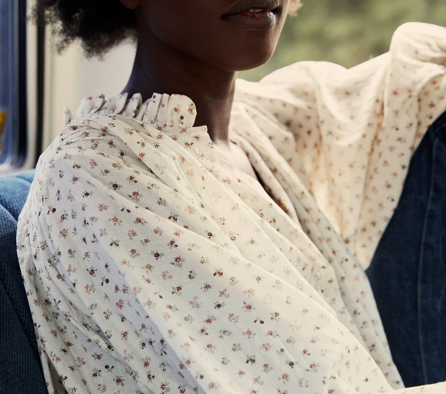 HMD -- ROSE TOP -- CREAM PARC MONCEAU