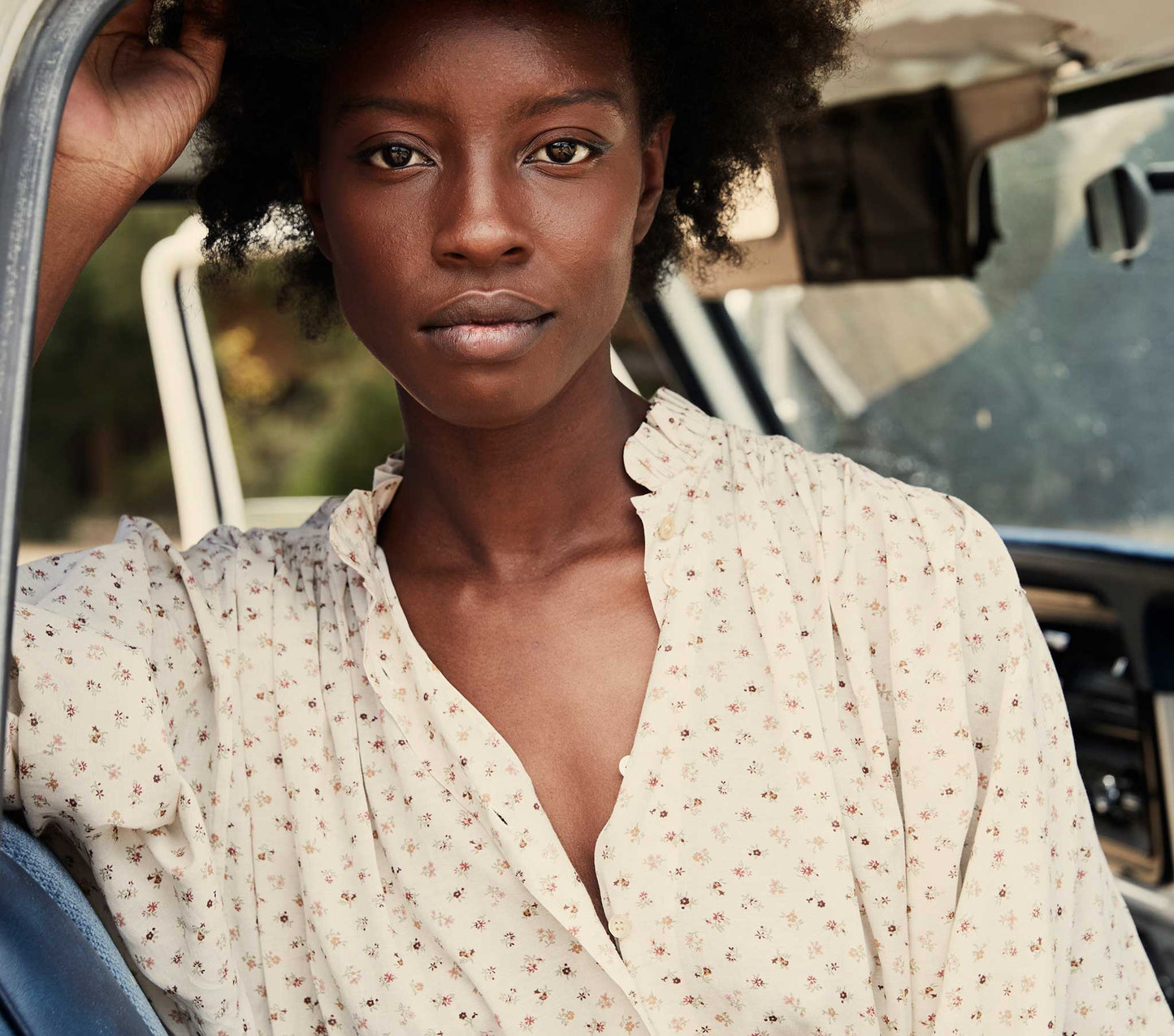HMD -- ROSE TOP -- CREAM PARC MONCEAU