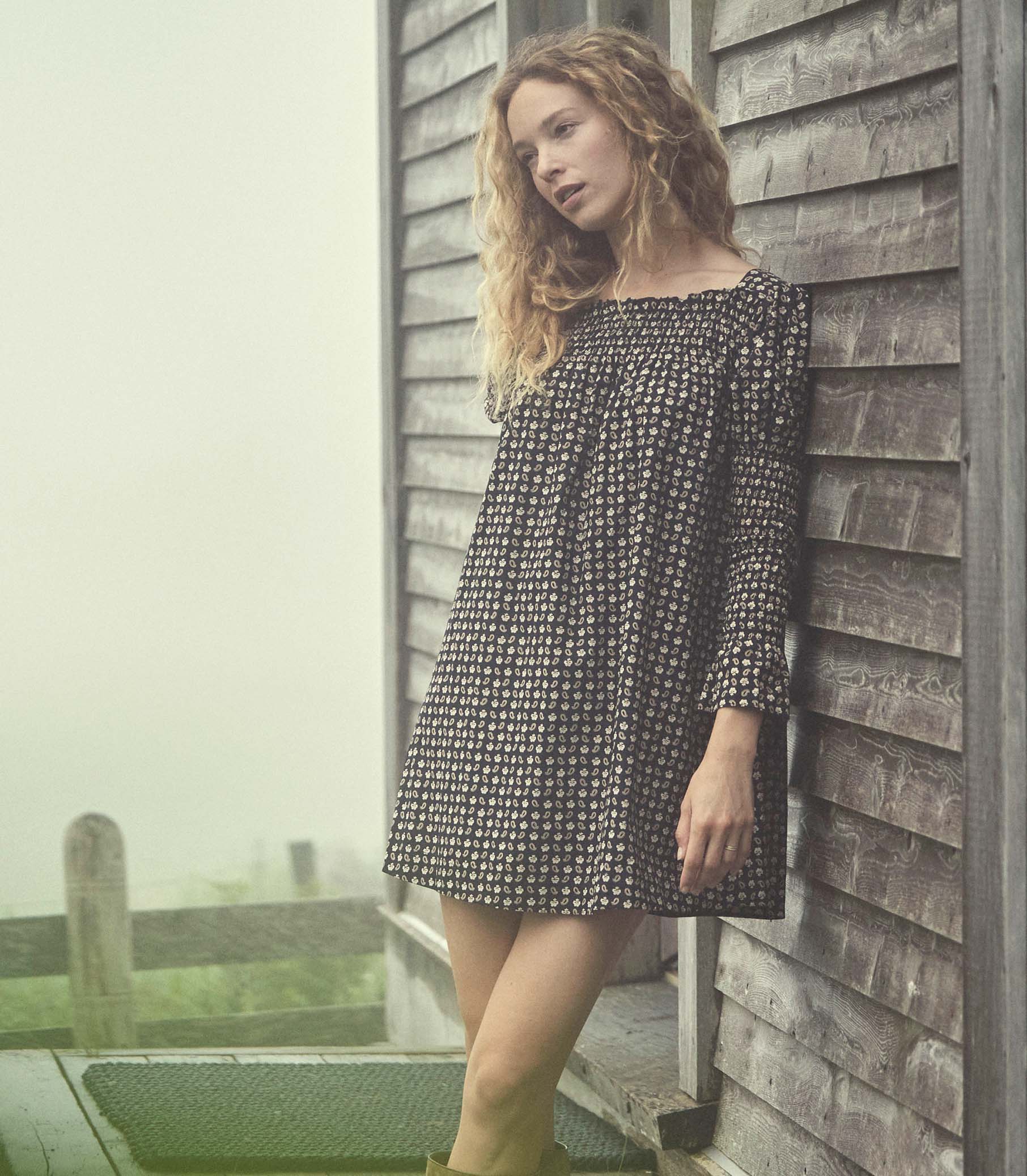 HMD -- SABIA DRESS -- NOIR COUNTRYSIDE PAISLEY view 4
