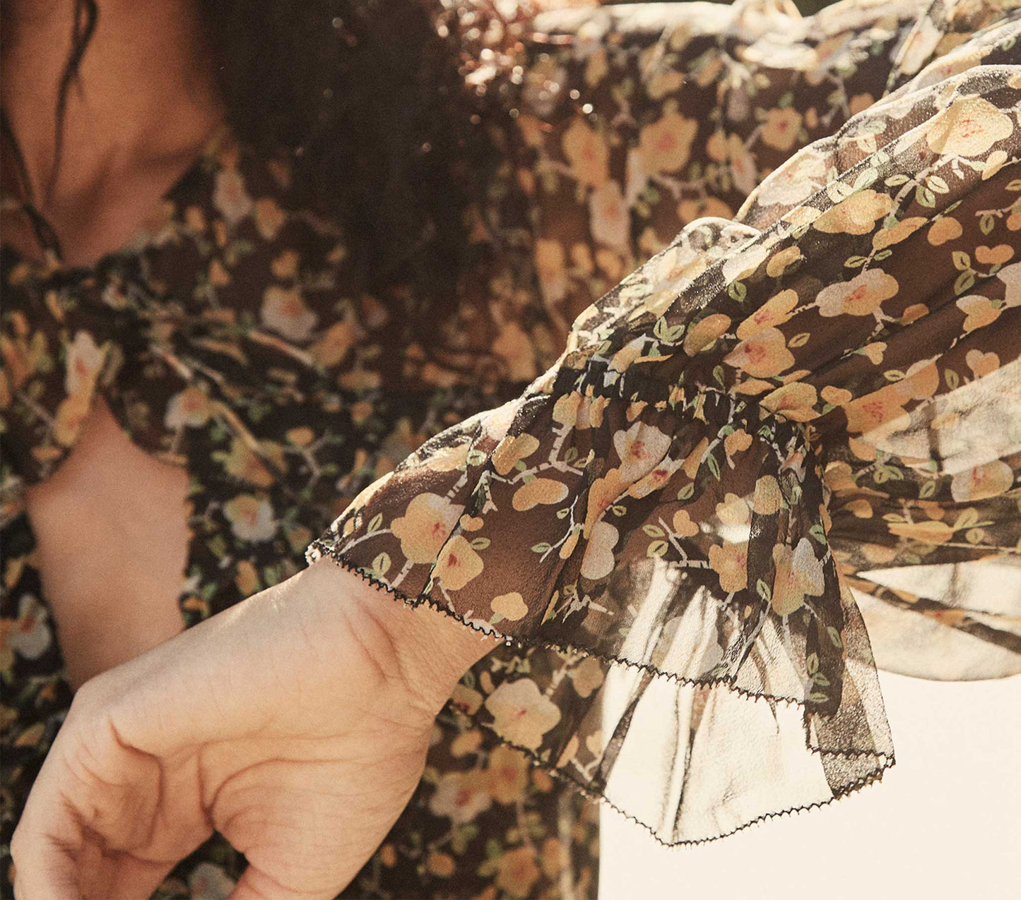 HMD -- SAFFRON DRESS -- DIANTHUS MEADOW