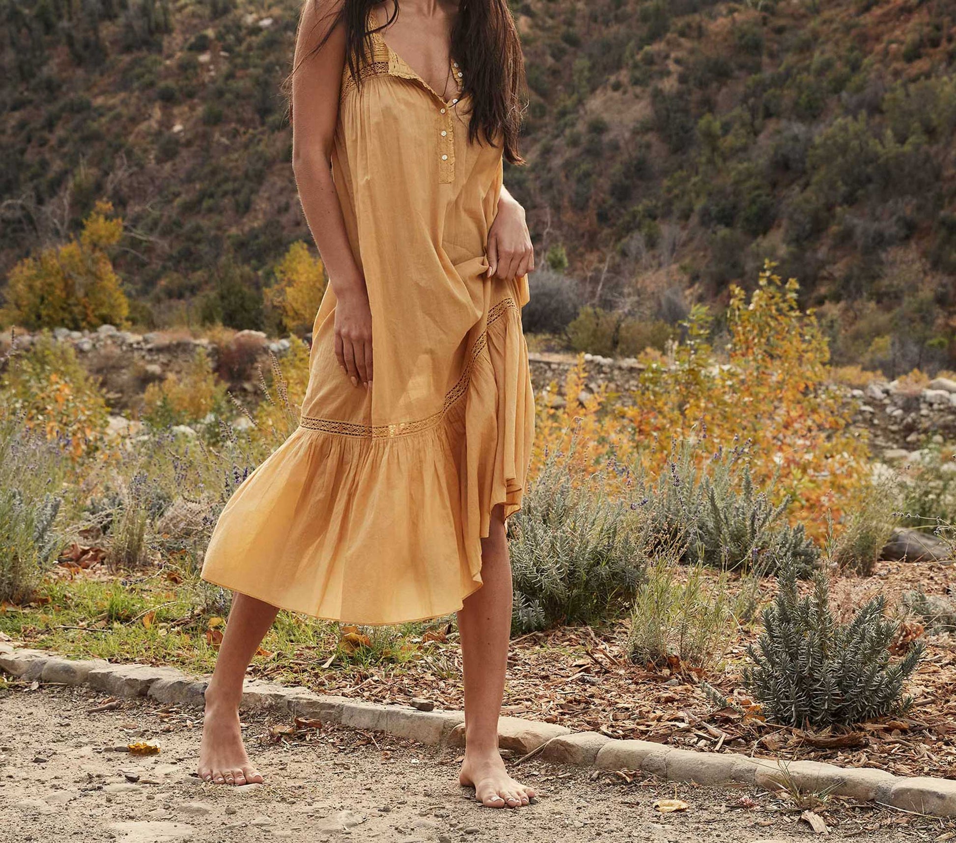 HMD -- SEVILLE NIGHTGOWN -- WHEAT view 1
